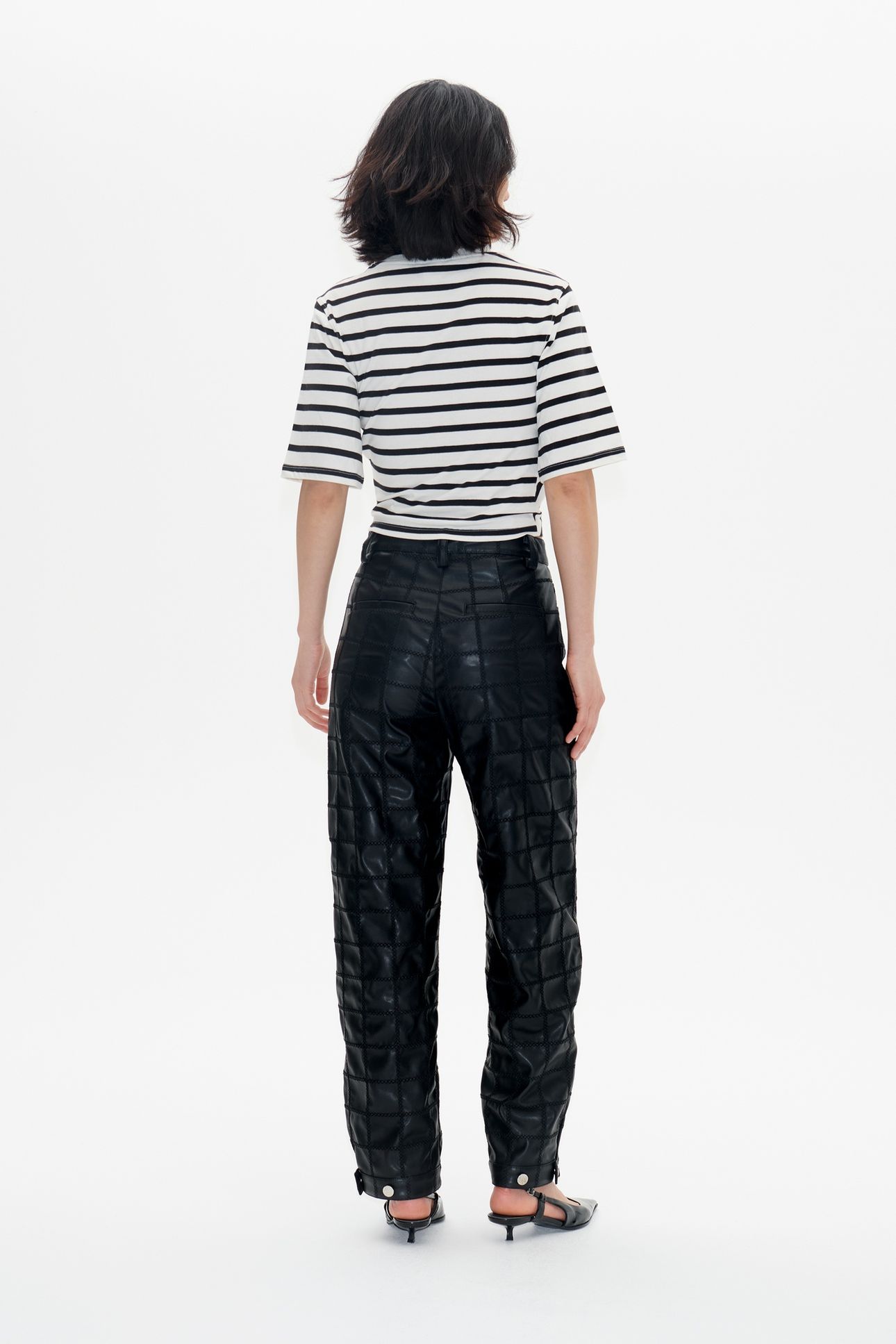 JALYA TOP BLACK WHISPER STRIPE 3