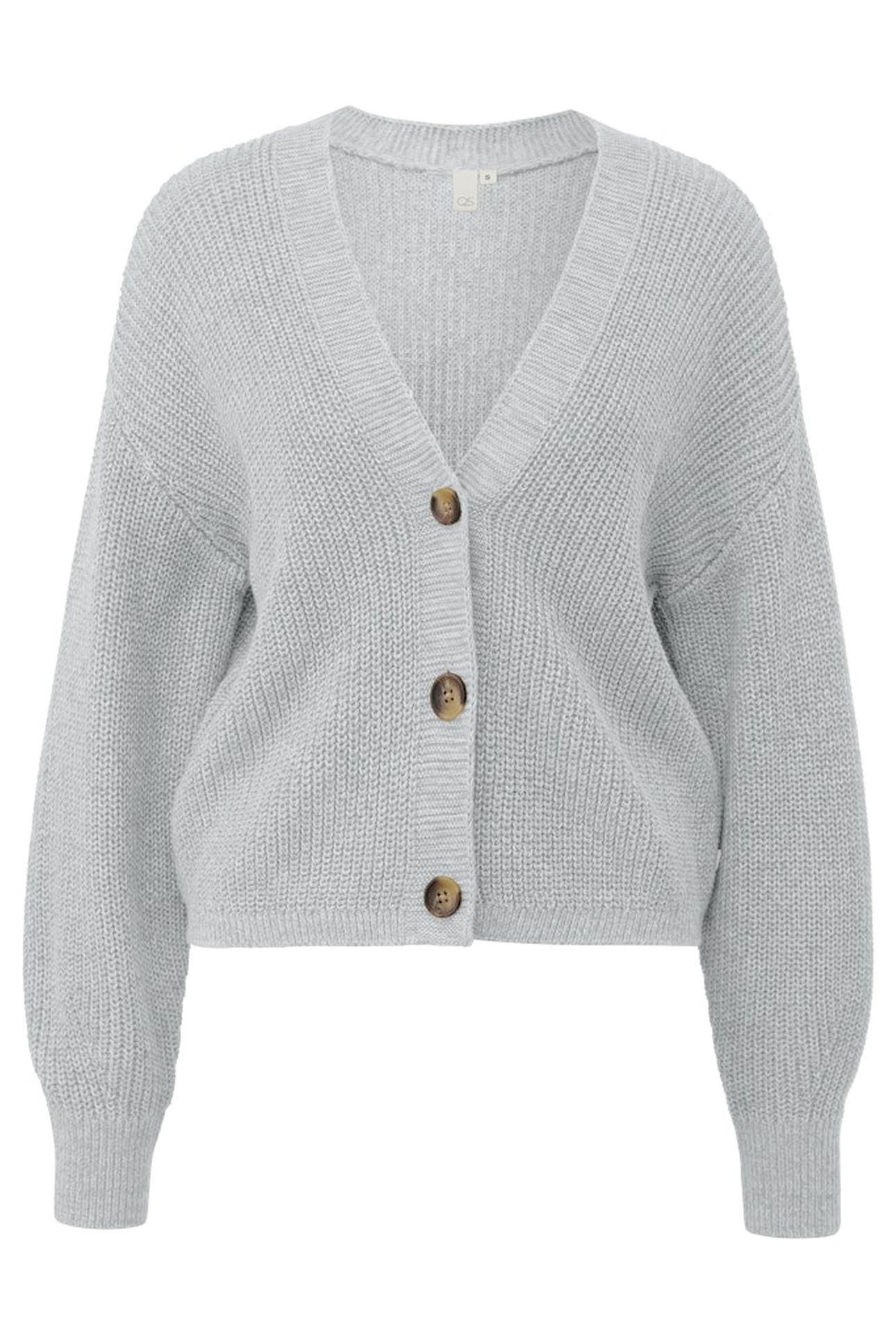 S.OLIVER-QS CARDIGAN GREY/BLACK 5