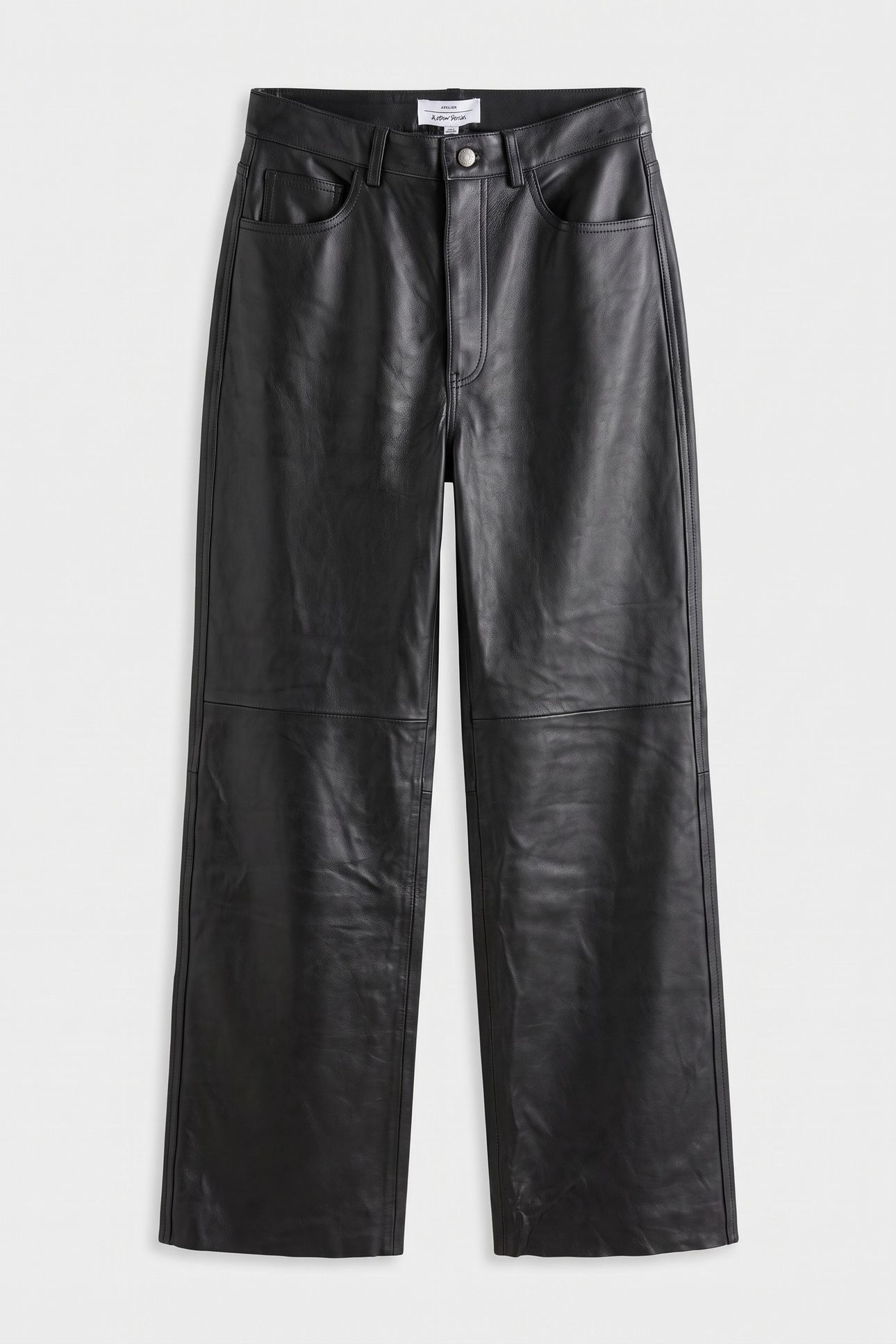 ES TOLEDO LEATHER TROUSERS BLACK 3