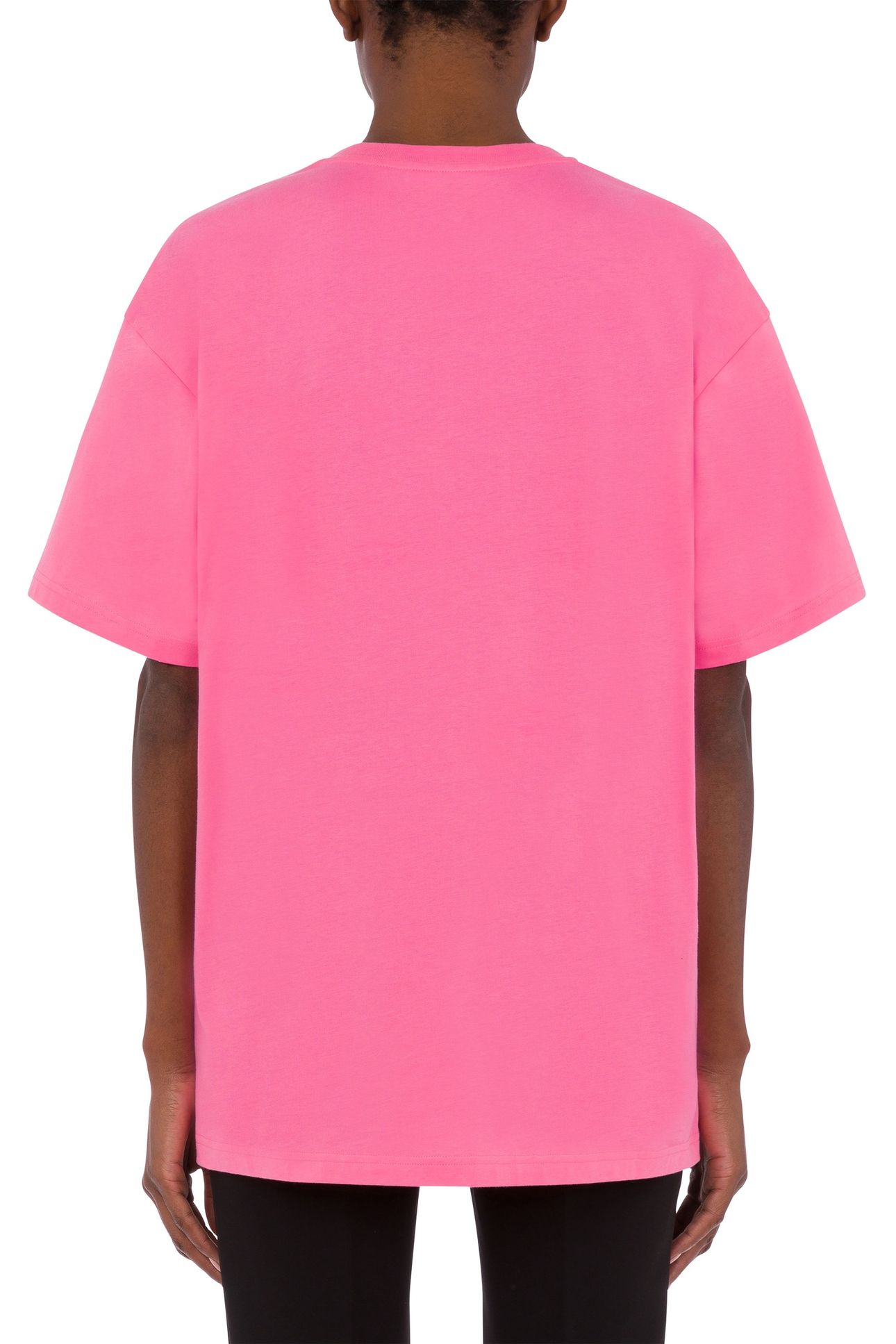 INFLATABLE TEDDY BEAR ORGANIC JERSEY T-SHIRT PINK 2