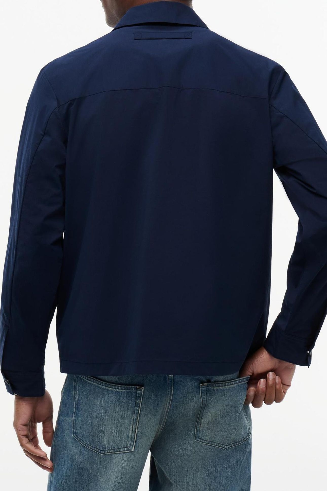 SPORTY TECH SHIRT JACKET CARBON NAVY 3