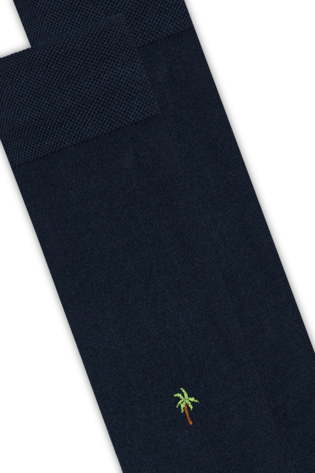 A-DAM 3-PACK DRESS SOCKS NAVY PALM TREE BLUE DARK NAVY 3