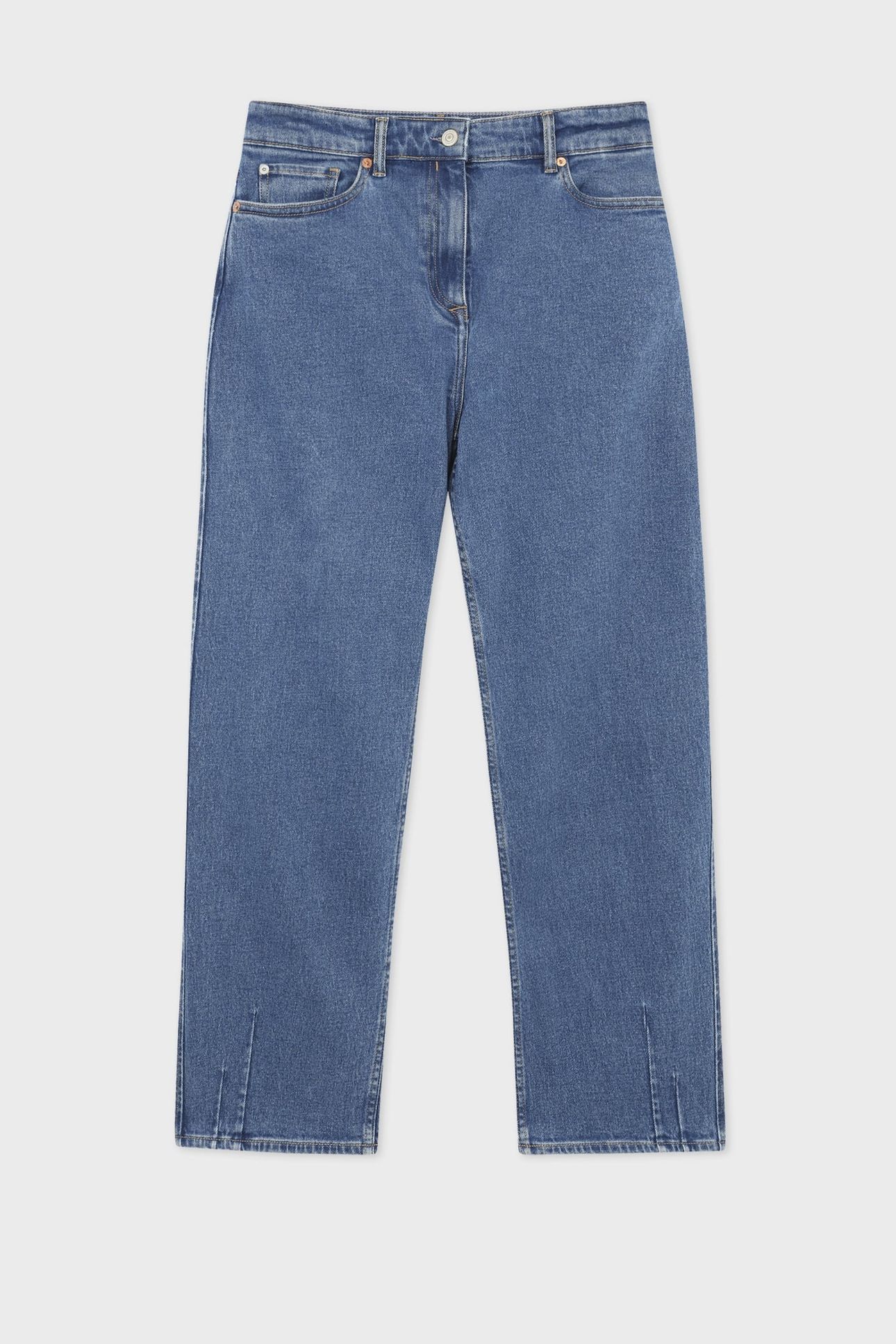 WOMENS BARREL LEG JEAN MEDIUM BASE 1