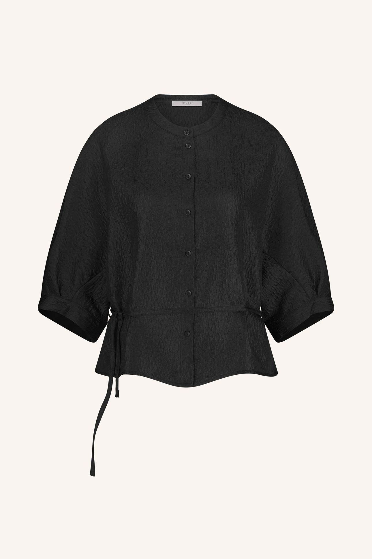 CHRISTI BUBBLE BLOUSE BLACK 6