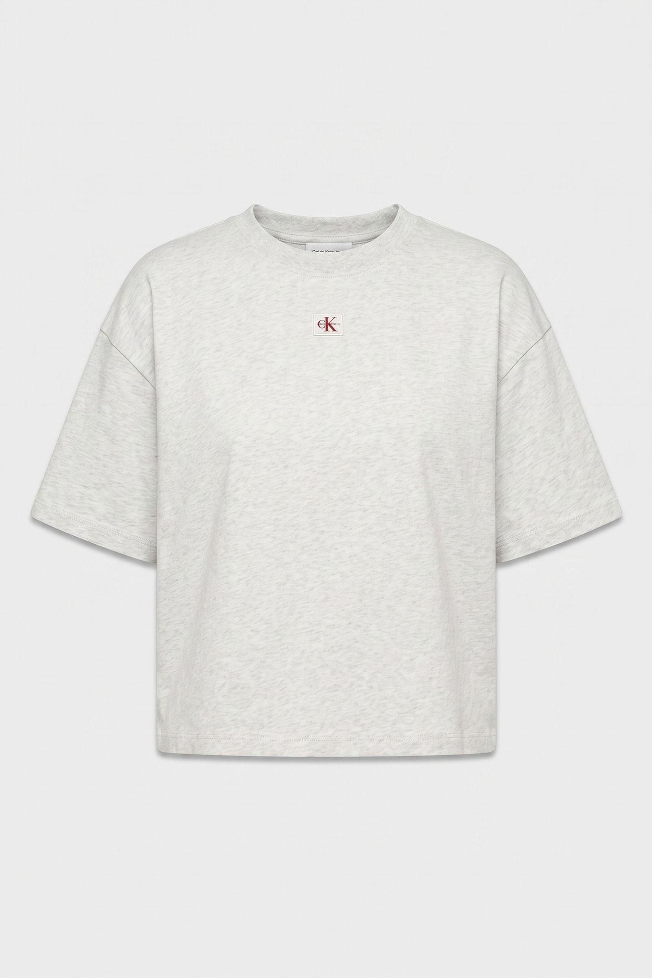 SHORT SLEEVE HERITAGE LABEL OVERSHIRT LIGHT GREY HEATHER 3