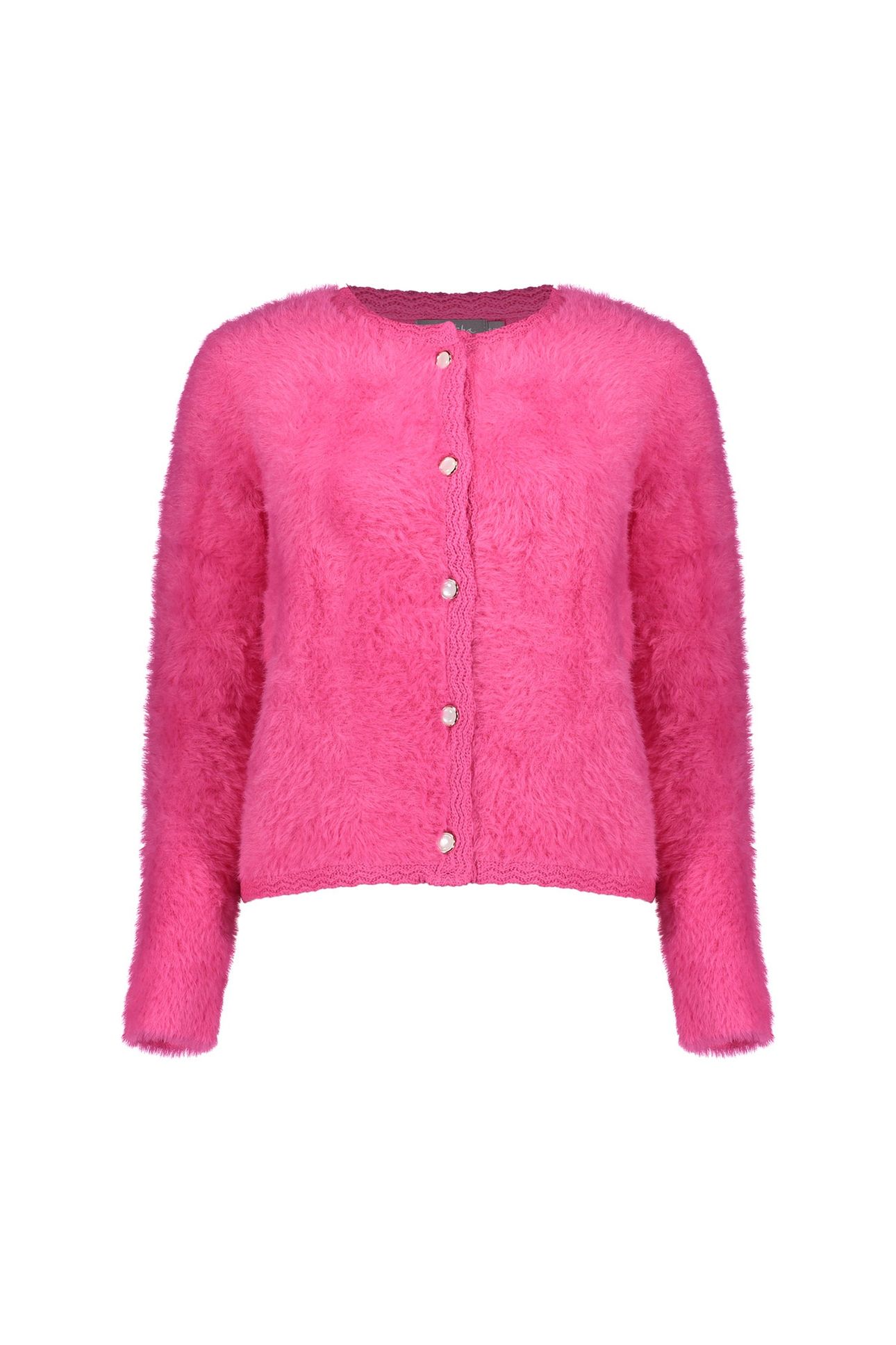 CARDIGAN HAIRY PINK 1