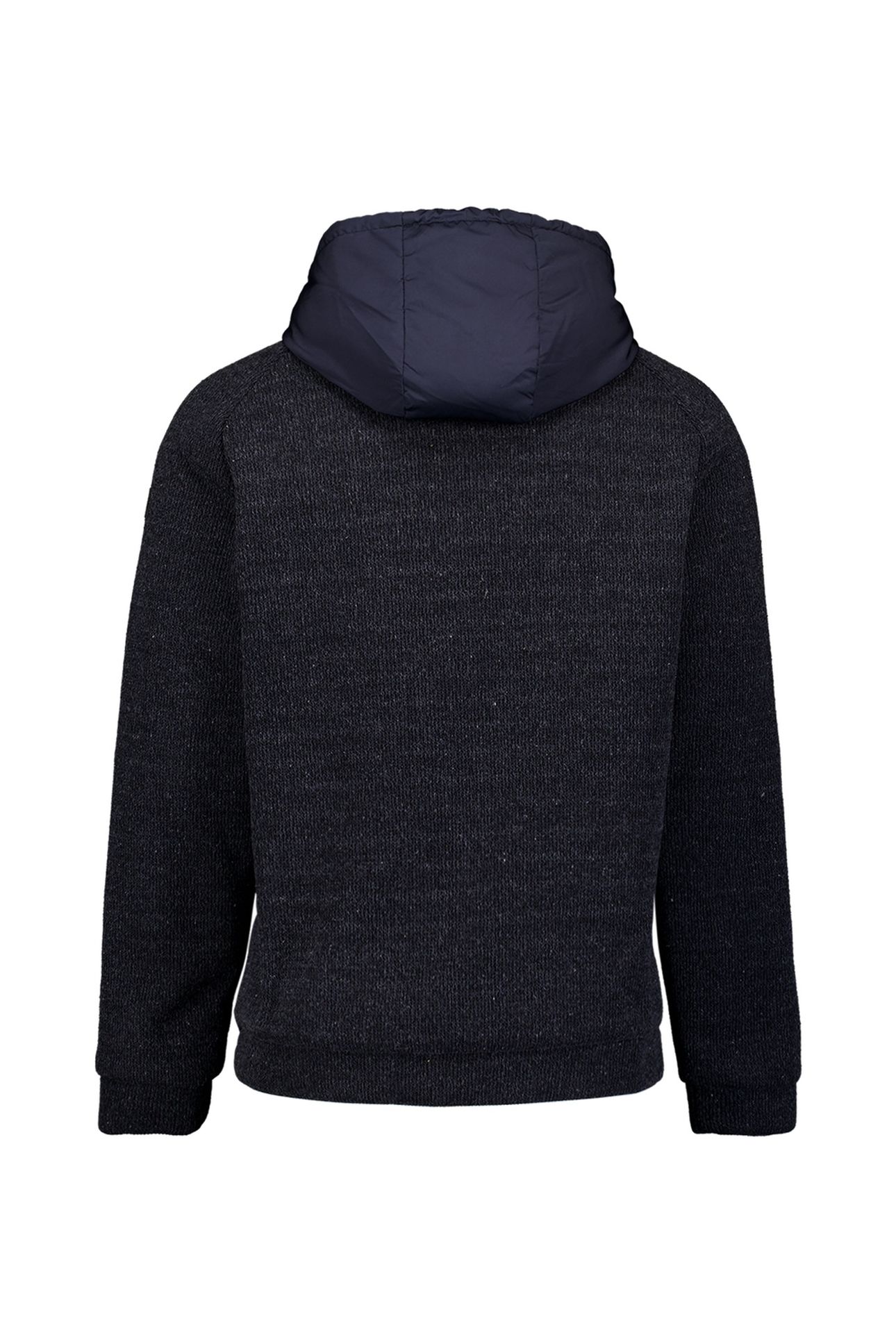 JACKET SHORT FIT PUFFER KNITTED MIX DARK NIGHT 2