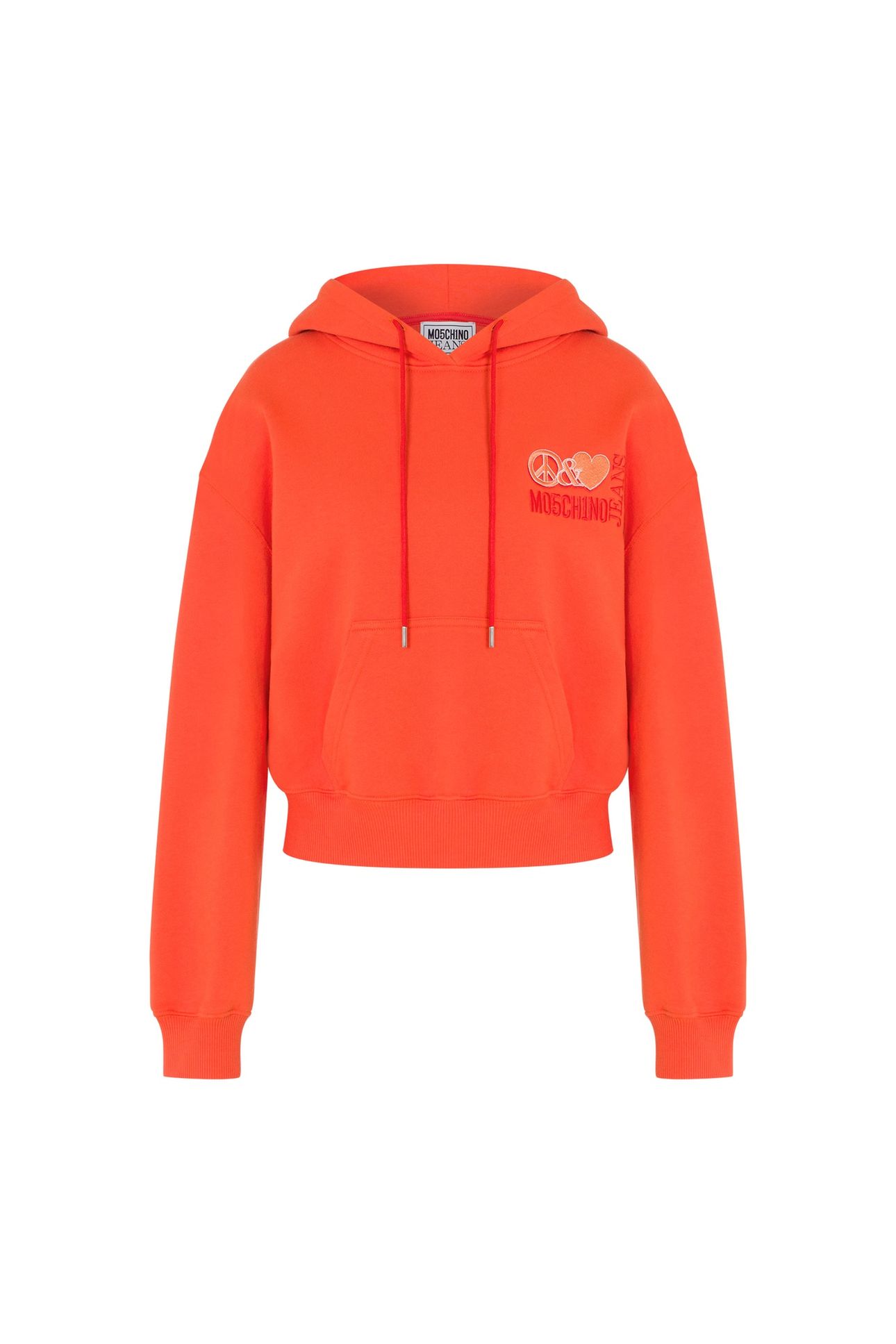 PEACE & LOVE HOODIE ORANGE 3