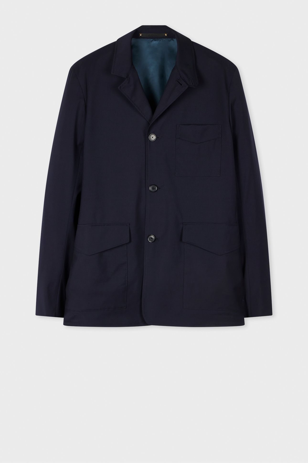 MENS 4BTN CASUAL JKT VERY DARK NAVY 4