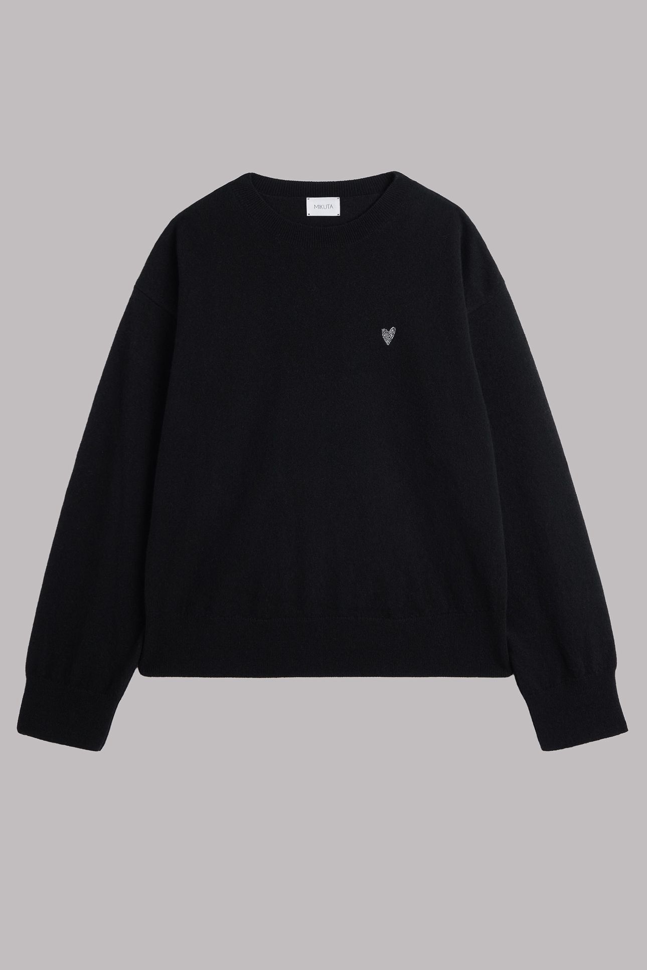 THE BLACK CASHMERE KNITTED SWEATER BLACK 3