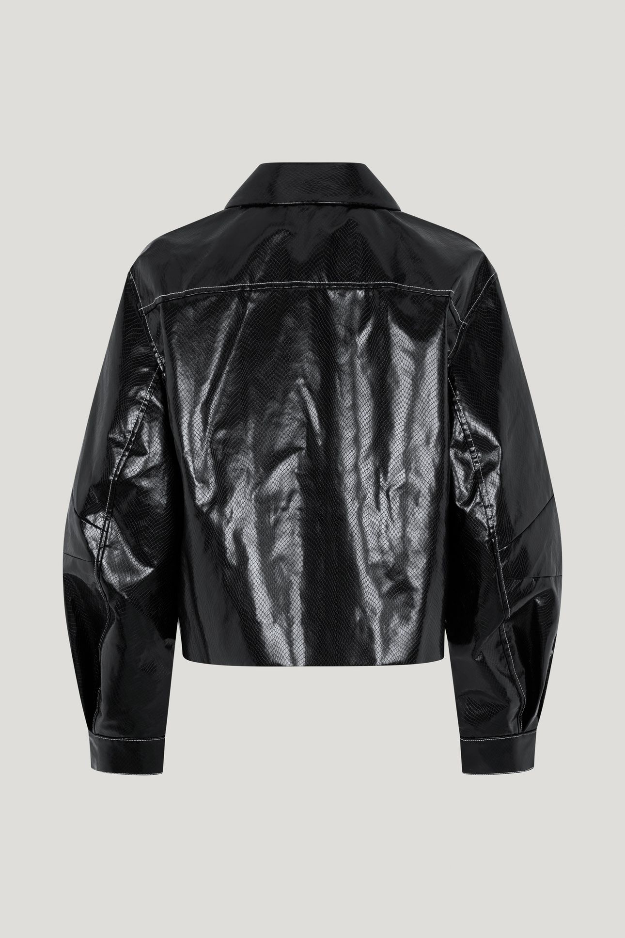 BATHILDE JACKET BLACK SNAKE 4