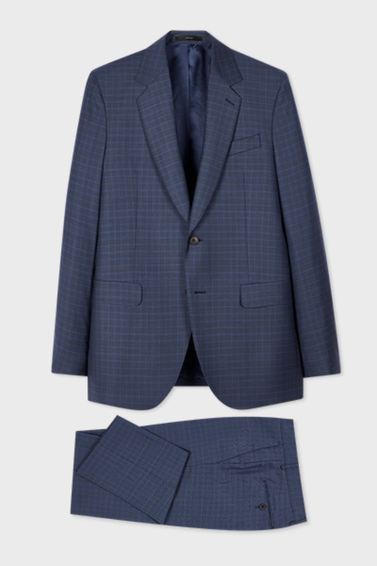 MENS 2 BUTTON SUIT INKY BLUE 6