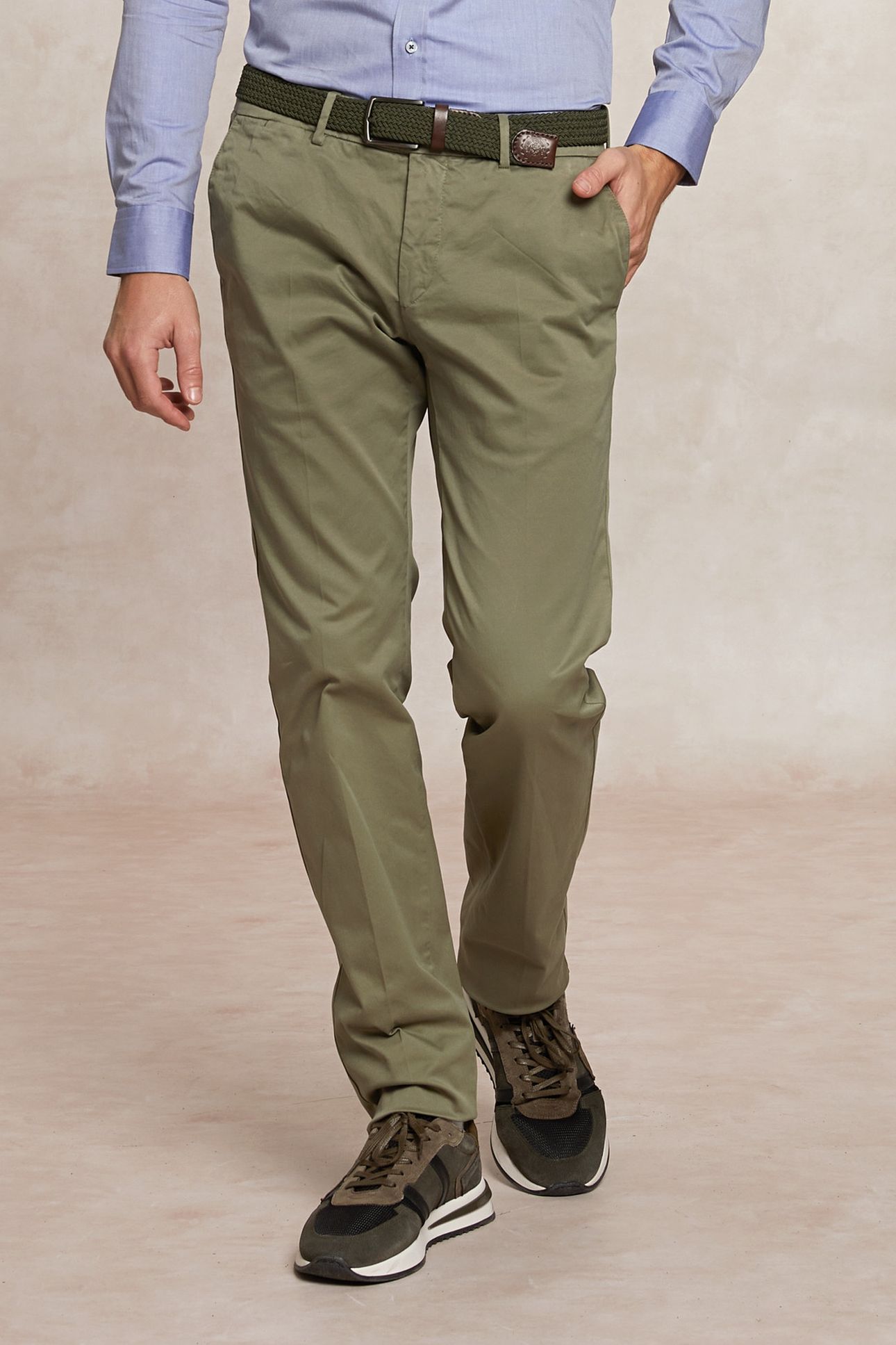 BASIC CHINO STRETCH KHAKI 4