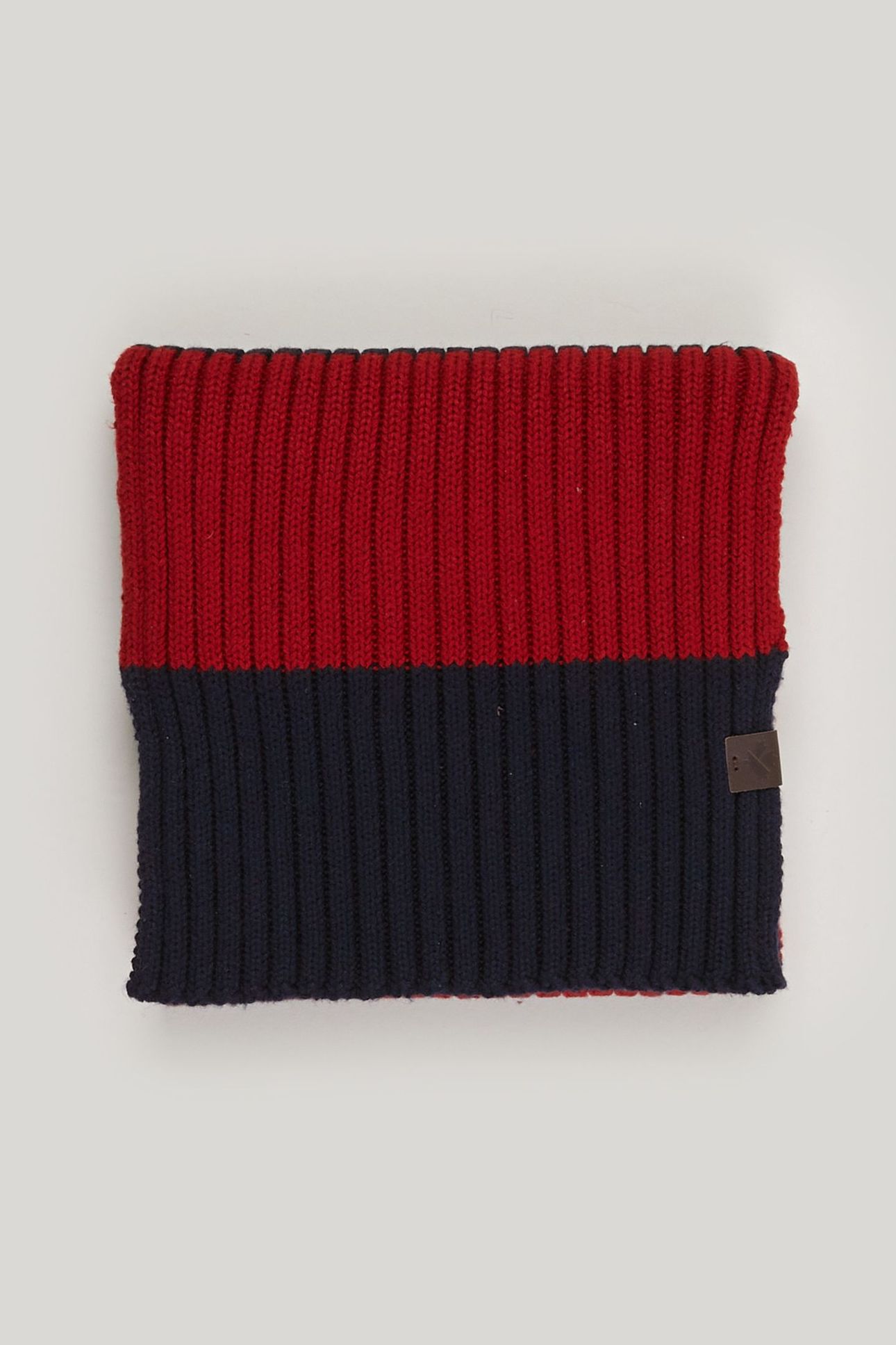 STRIPE RIB SCARF BLUE 2