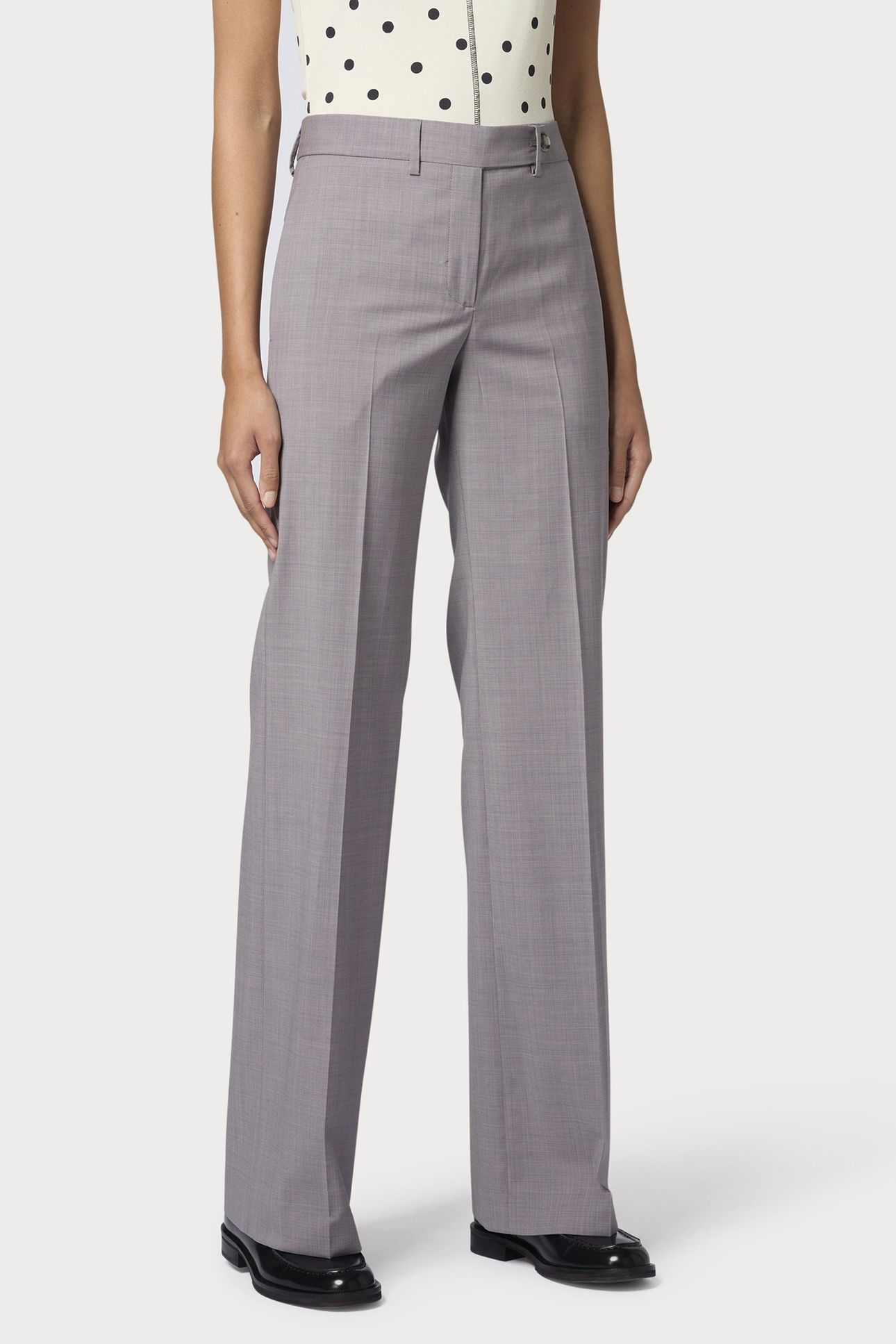WOMENS TROUSERS LILAC 1