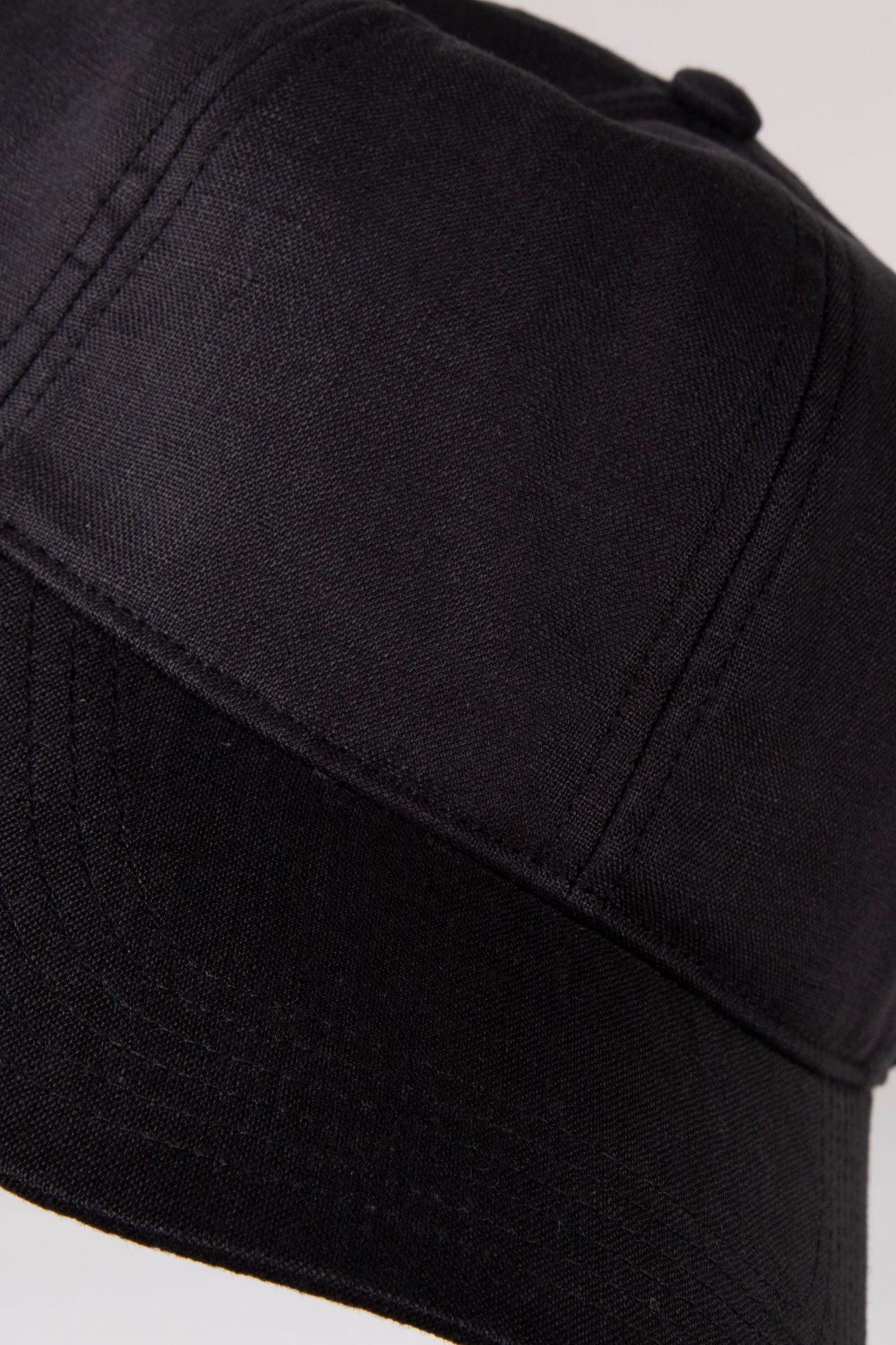 LUNA LIGHT LINEN CAP BLACK 4