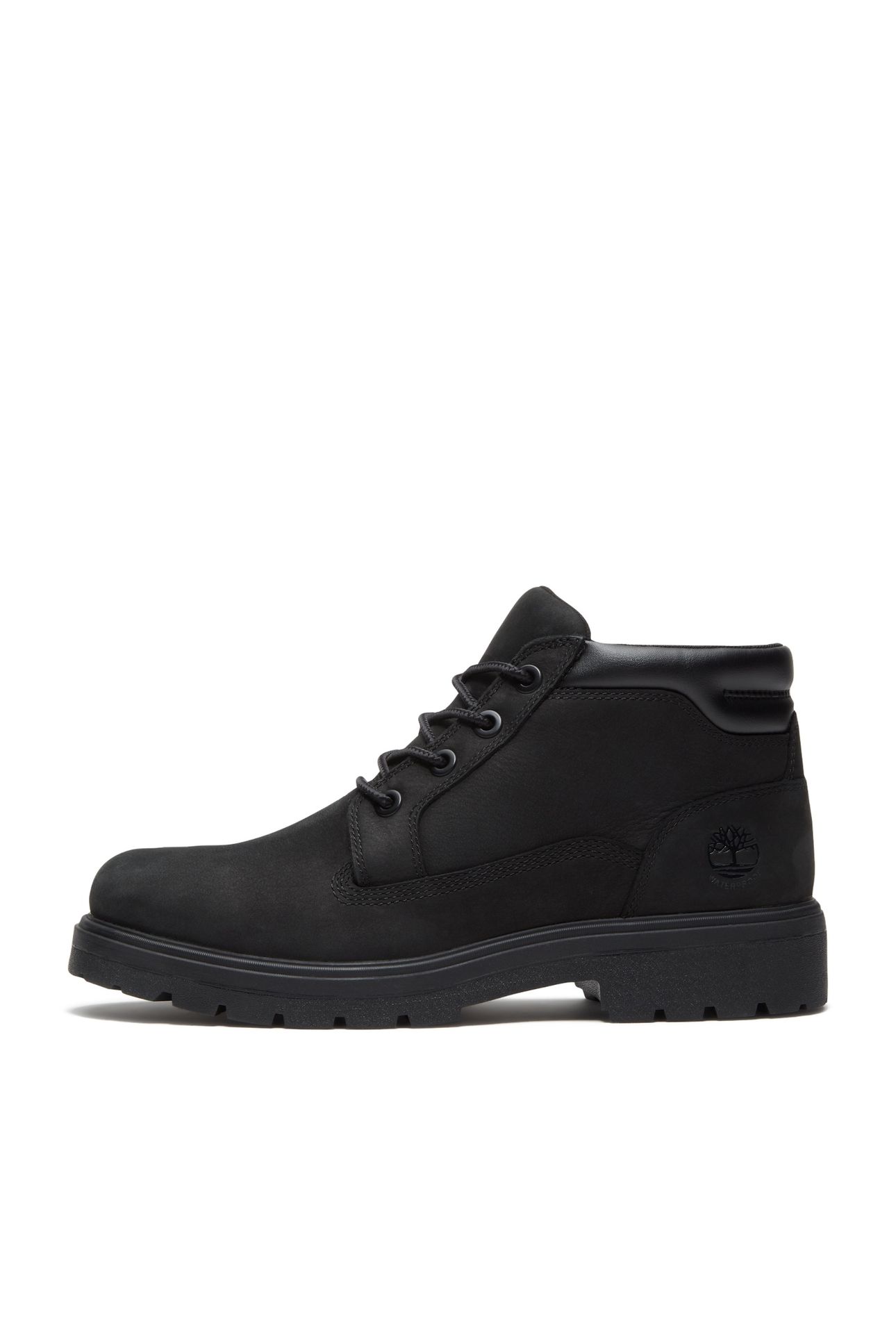 MID LACE UP WATERPROOF CHUKKA BOOT BLACK NUBUCK 7