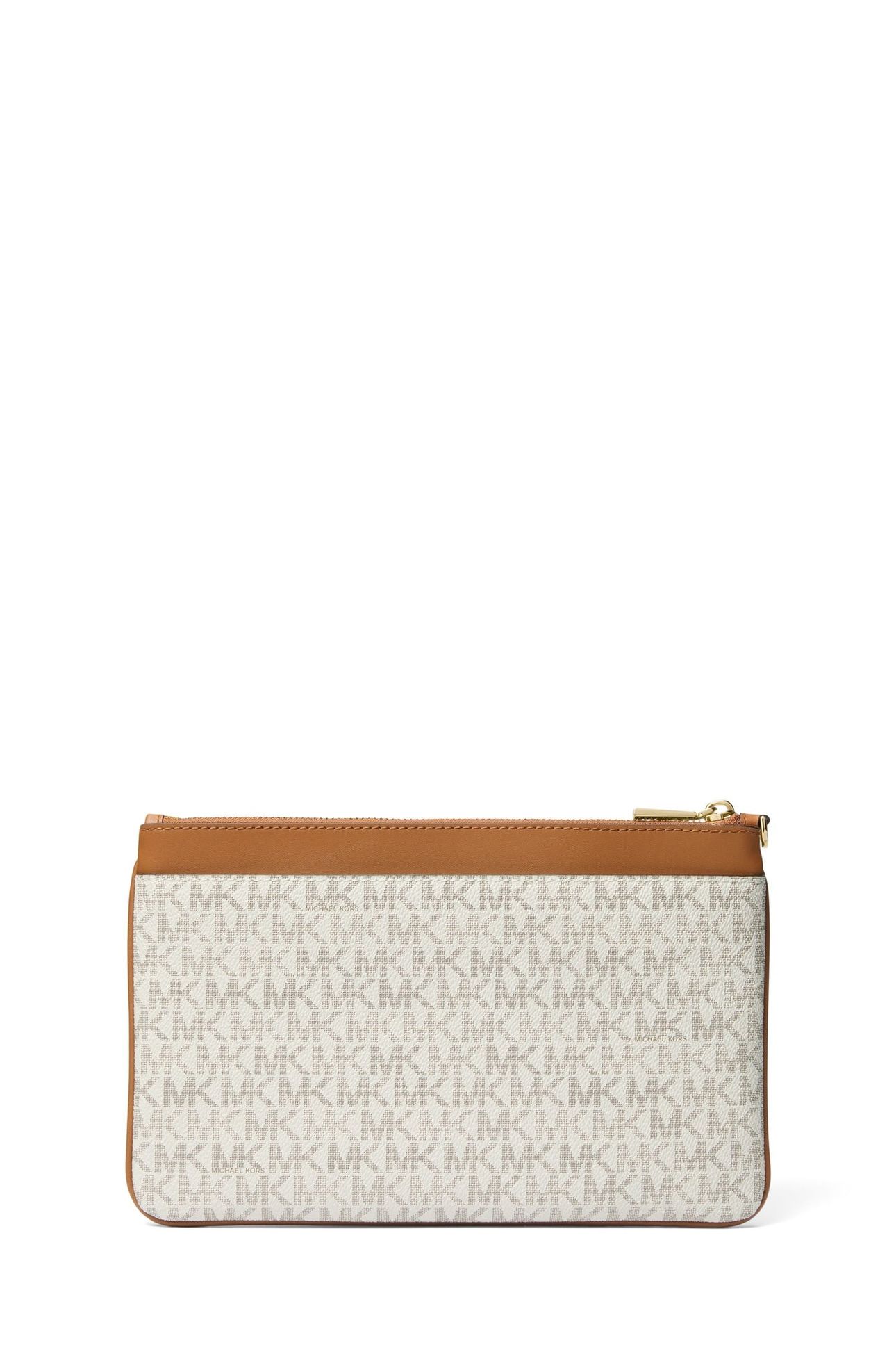 LARGE TOP ZIP WRISTLET VANILLA/ACORN 2