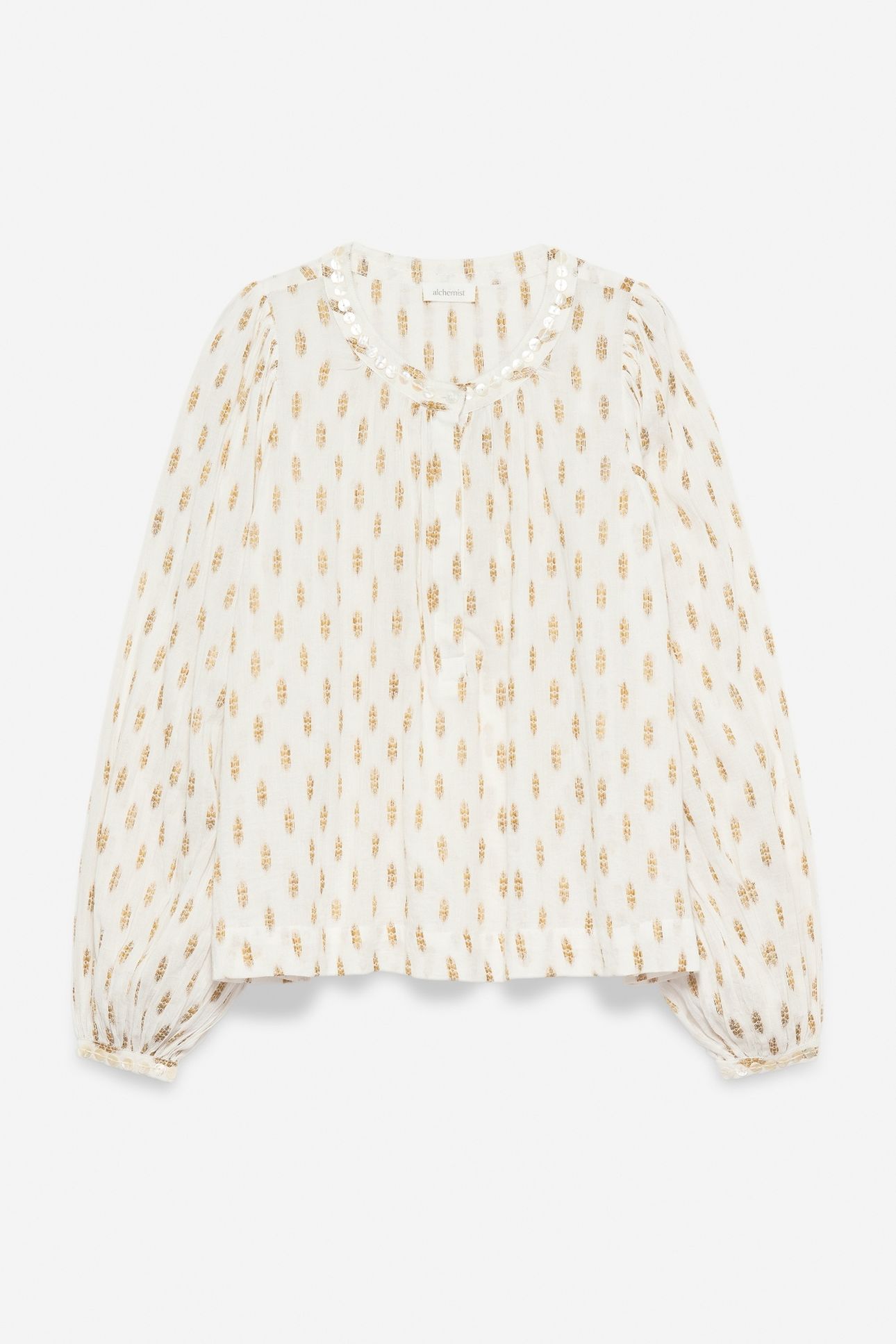 TOP HELEN OFF WHITE / GOLD 3