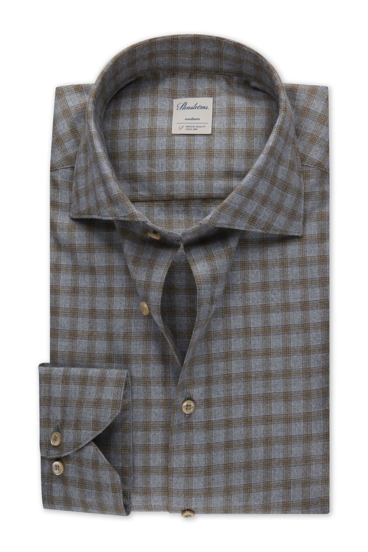 SLIMLINE/90, RC CUFF GREY CHECK 1