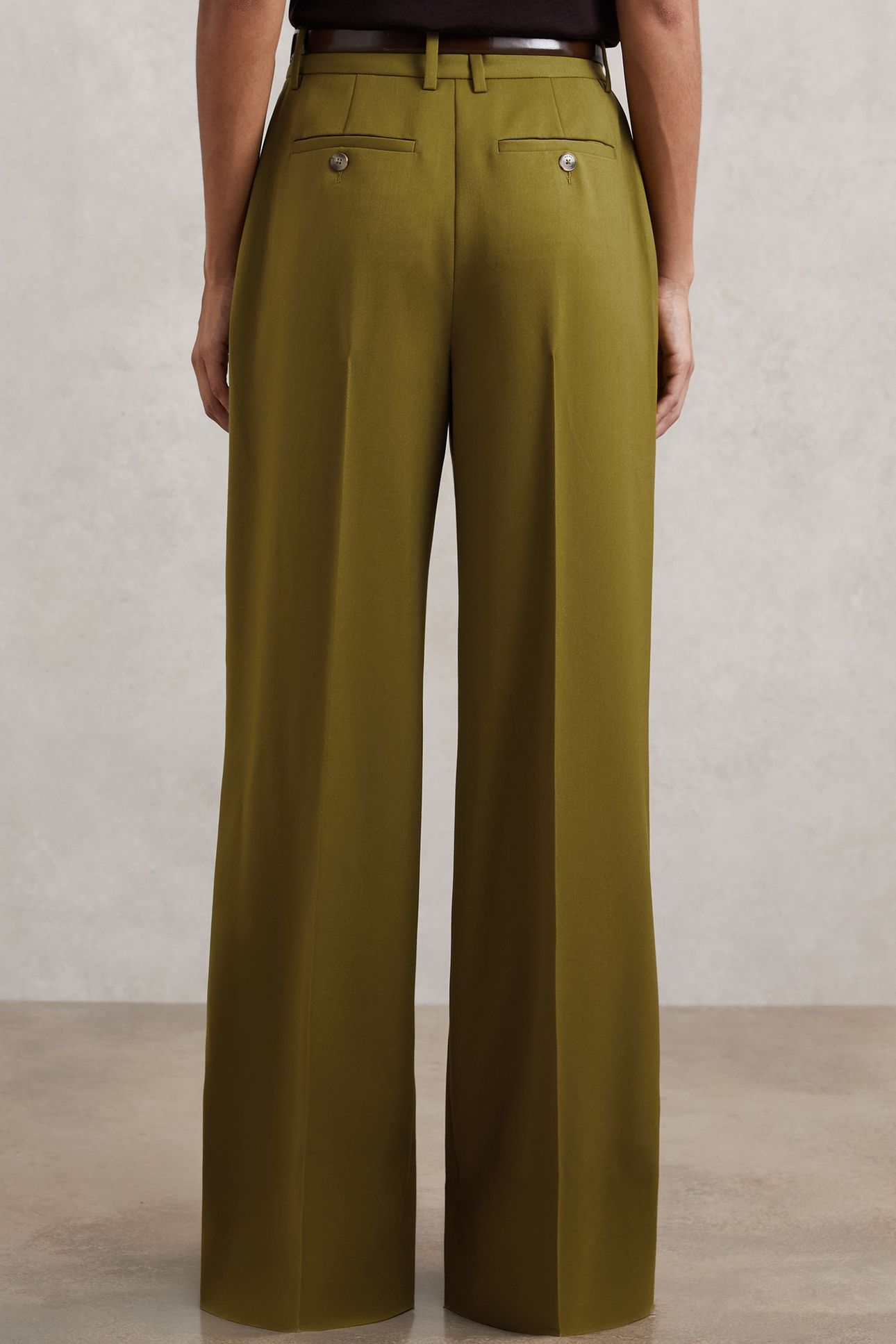 WIDE LEG TROUSER GREEN 3