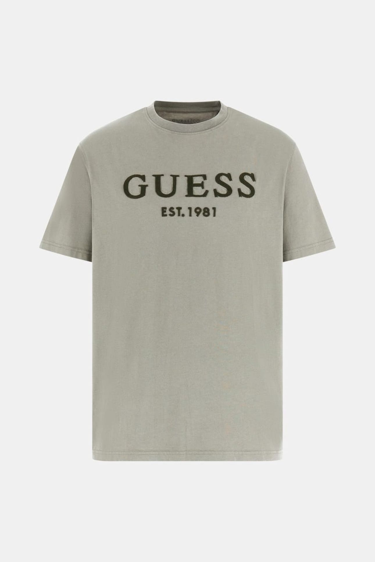 SS CN GUESS BOX LOGO MOSSY GREEN 4