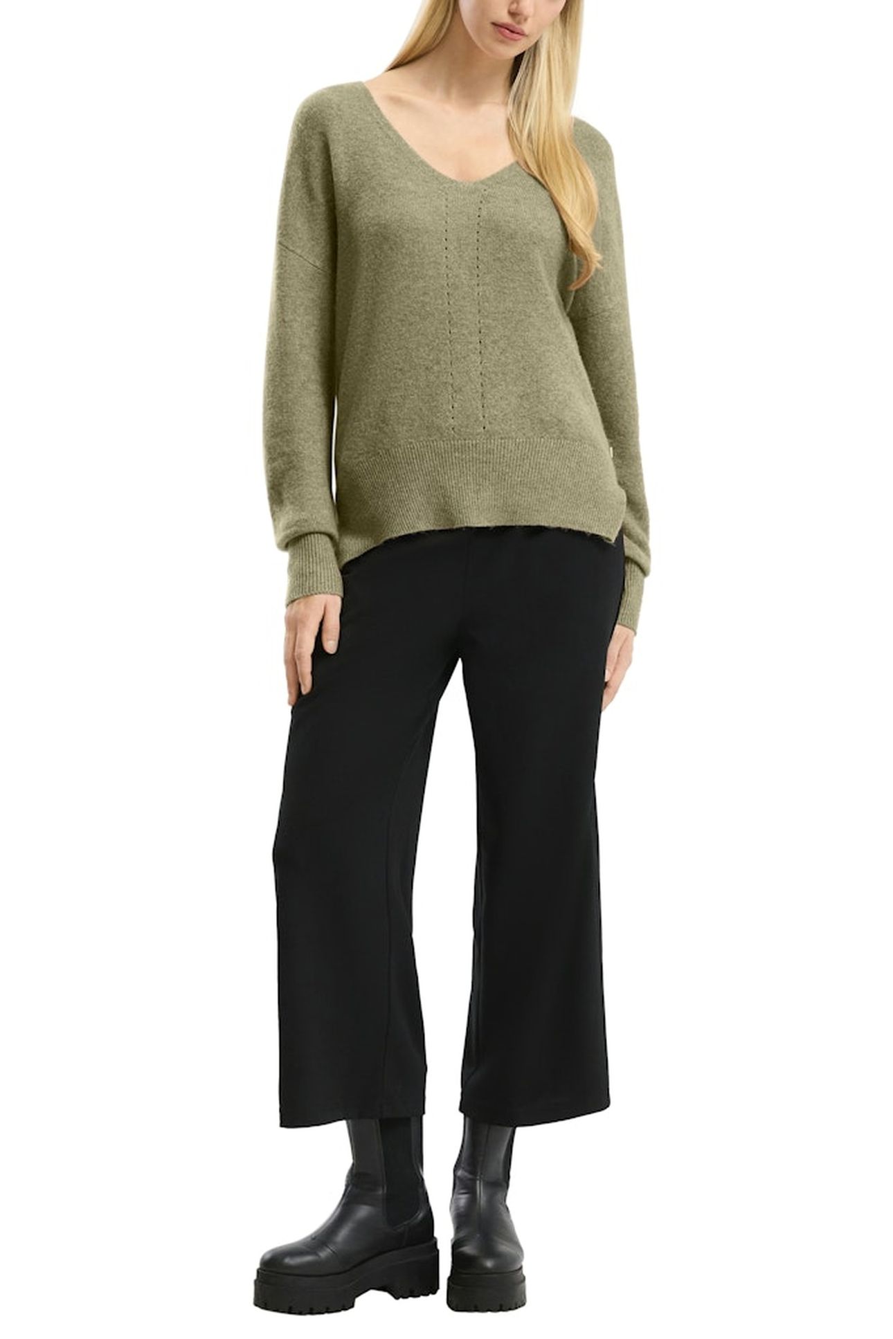 S.OLIVER-QS PULLOVER GREEN 4