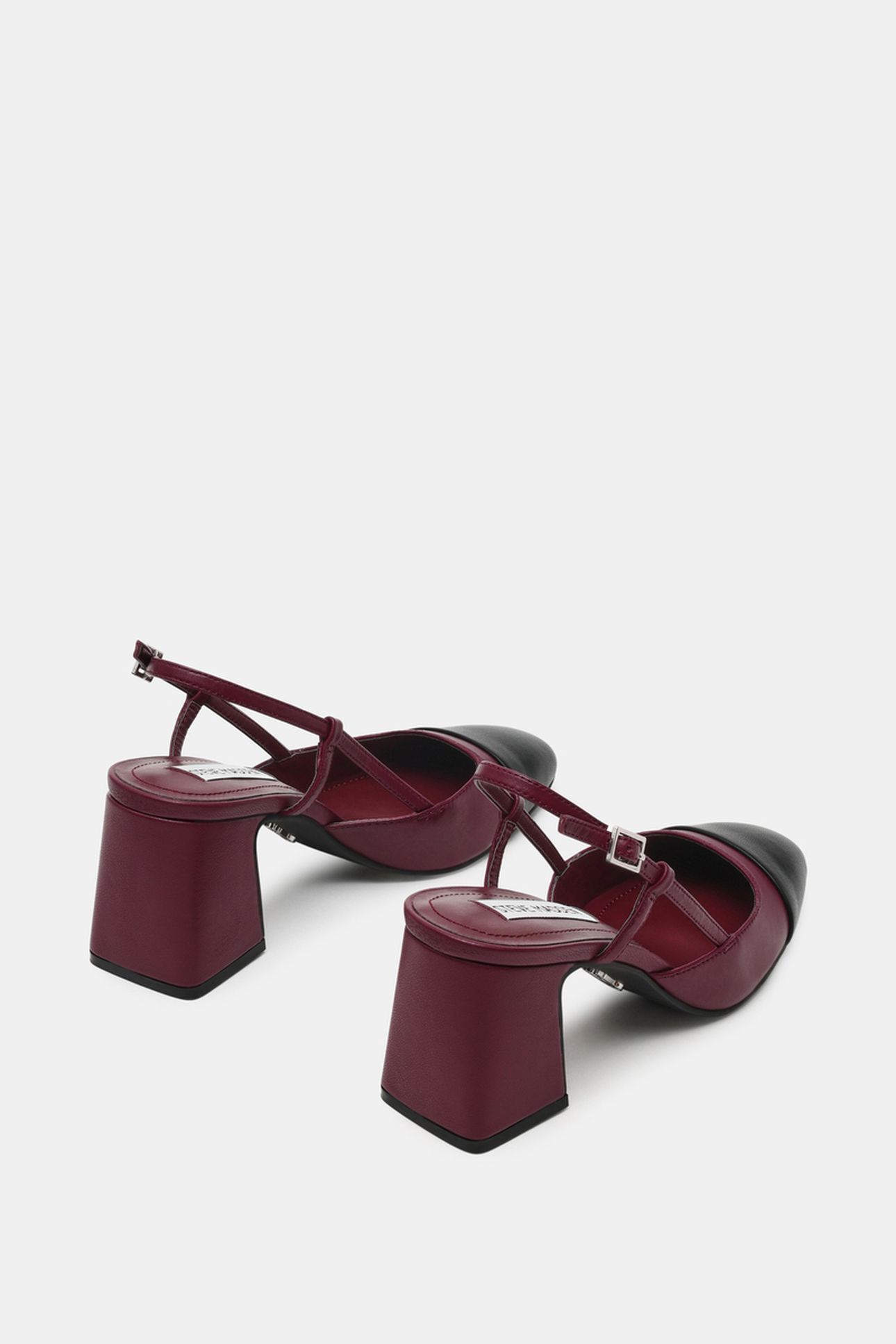 ZEINA PUMPS BLACK CHERRY LACQ 3