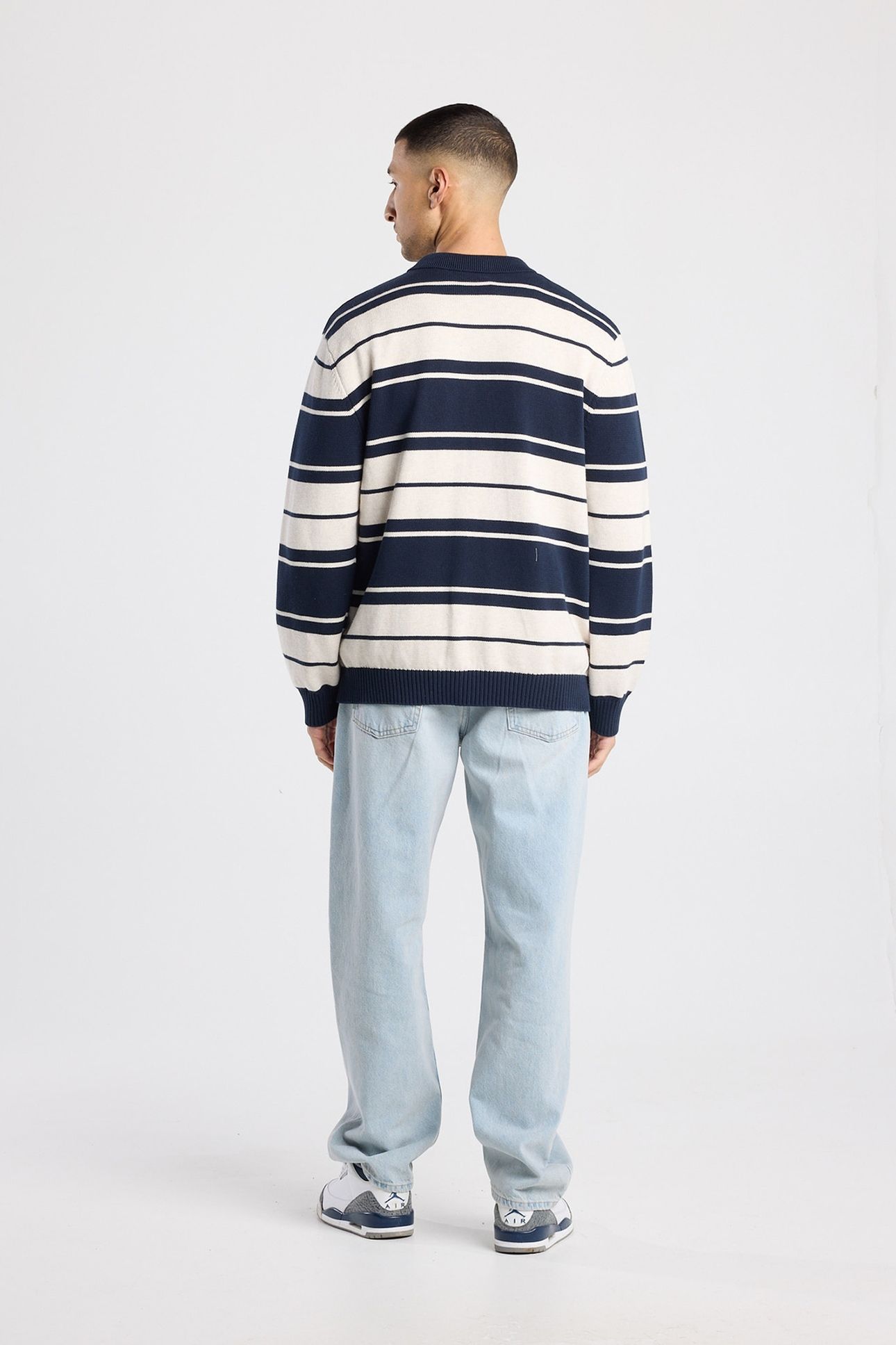KELVIN POLO NAVY/WHITE 2