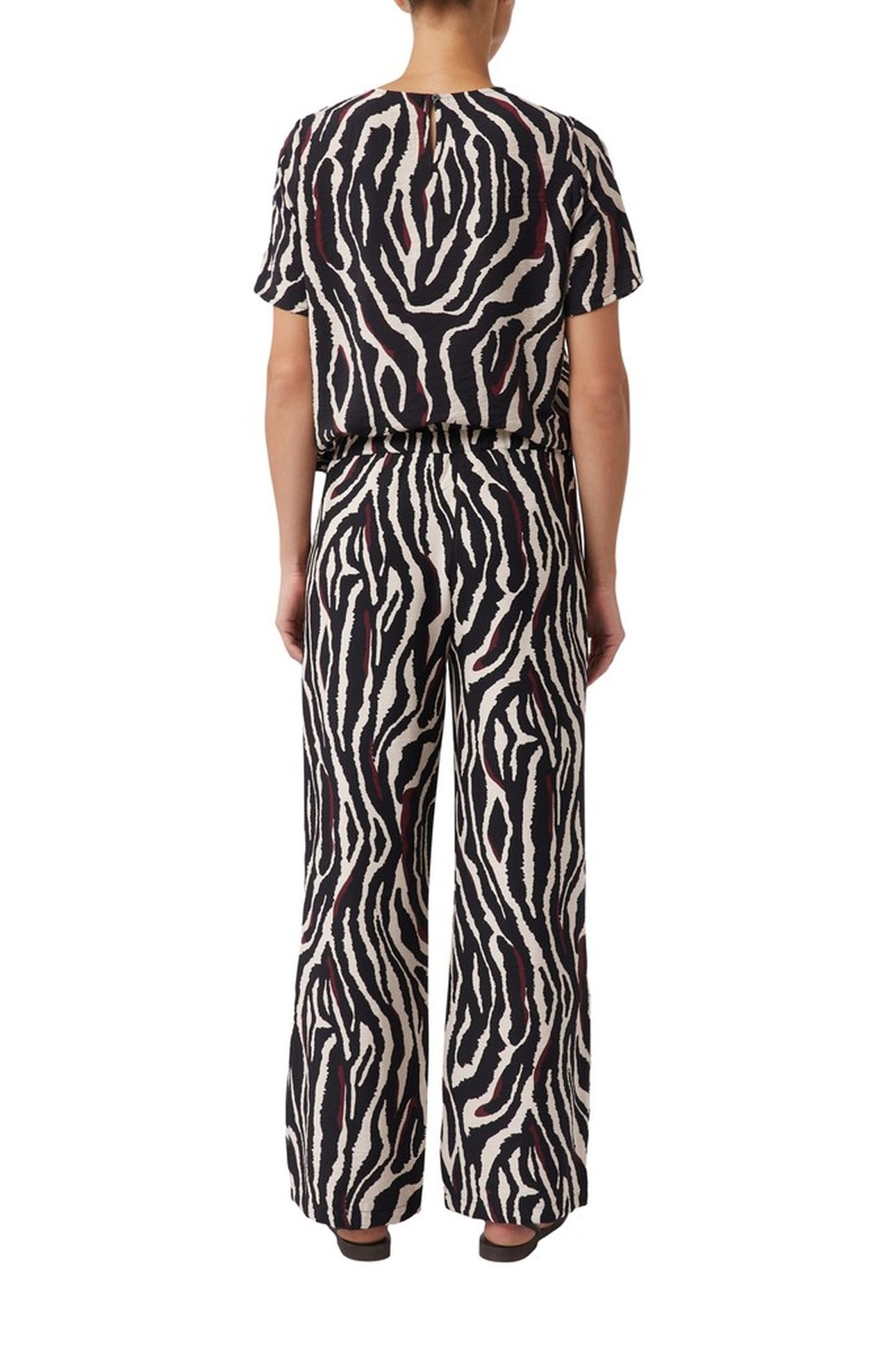 COMMA PANTS BURGUNDY 2