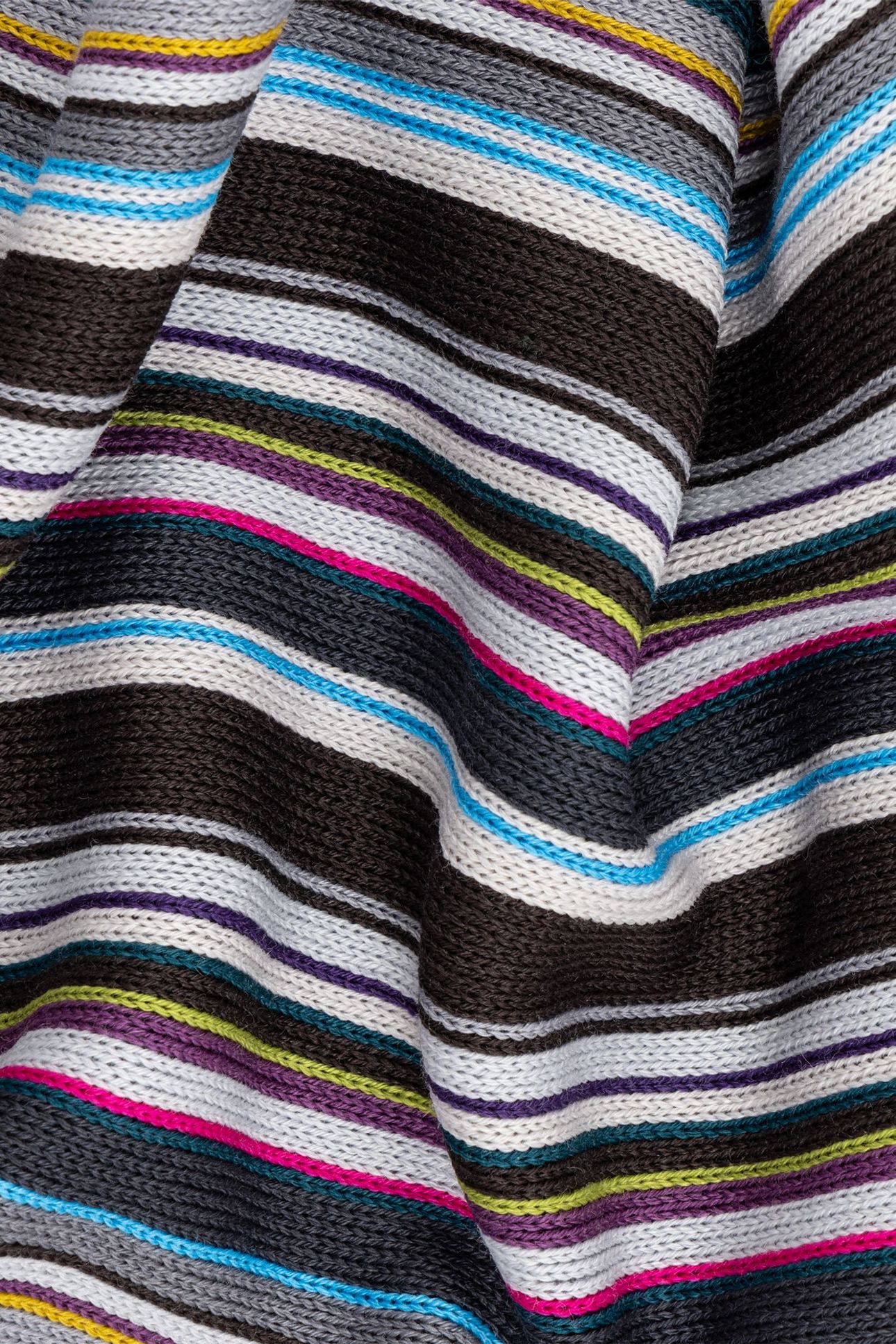 MEN SCARF PS MULTCL STRP SLATE 4
