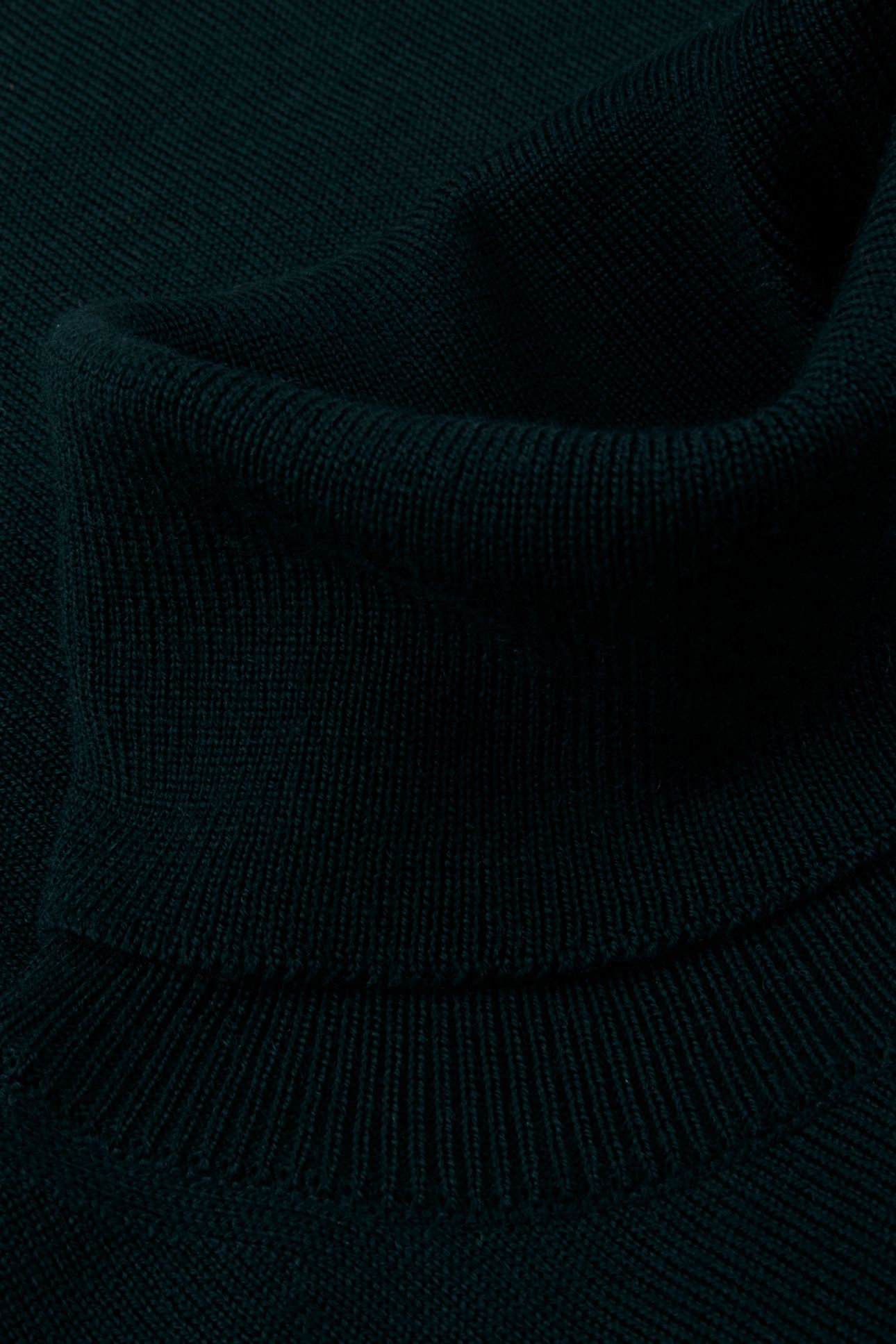 SILJA KNIT ROLLNECK DARK GREEN 3