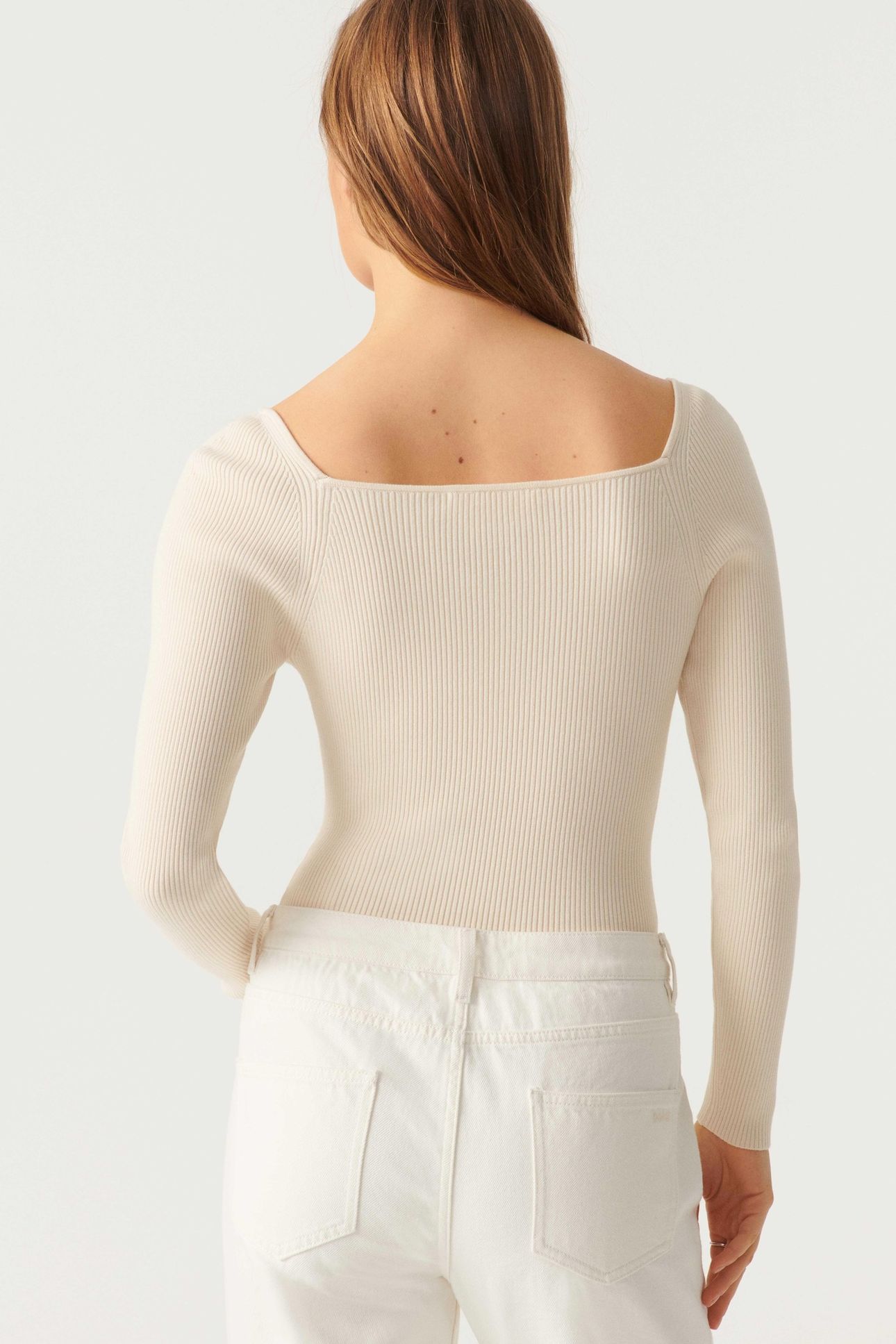LONG SLEEVES KNIT ECRU 2