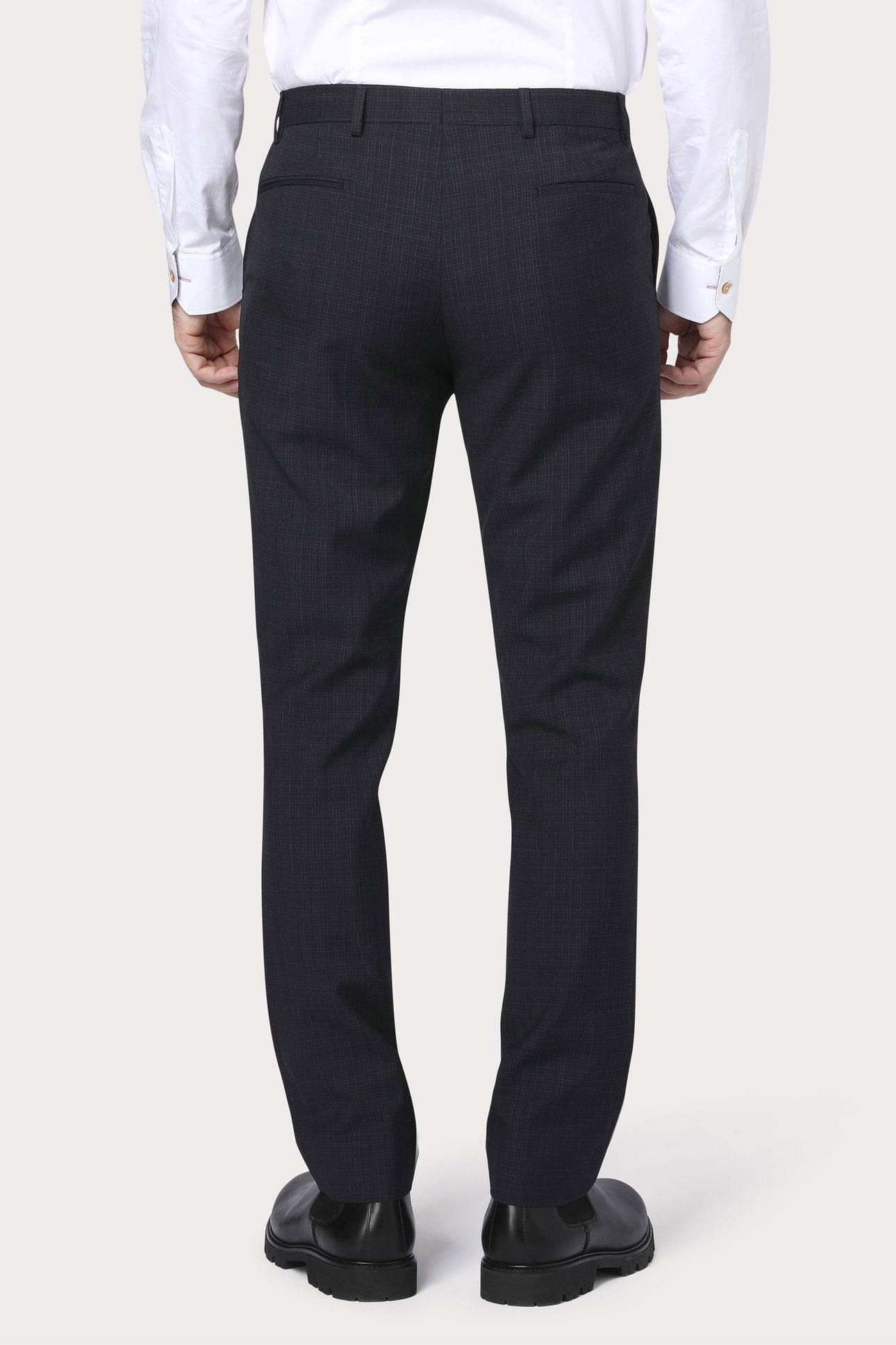 MENS CHINO MID FIT BLACK 2