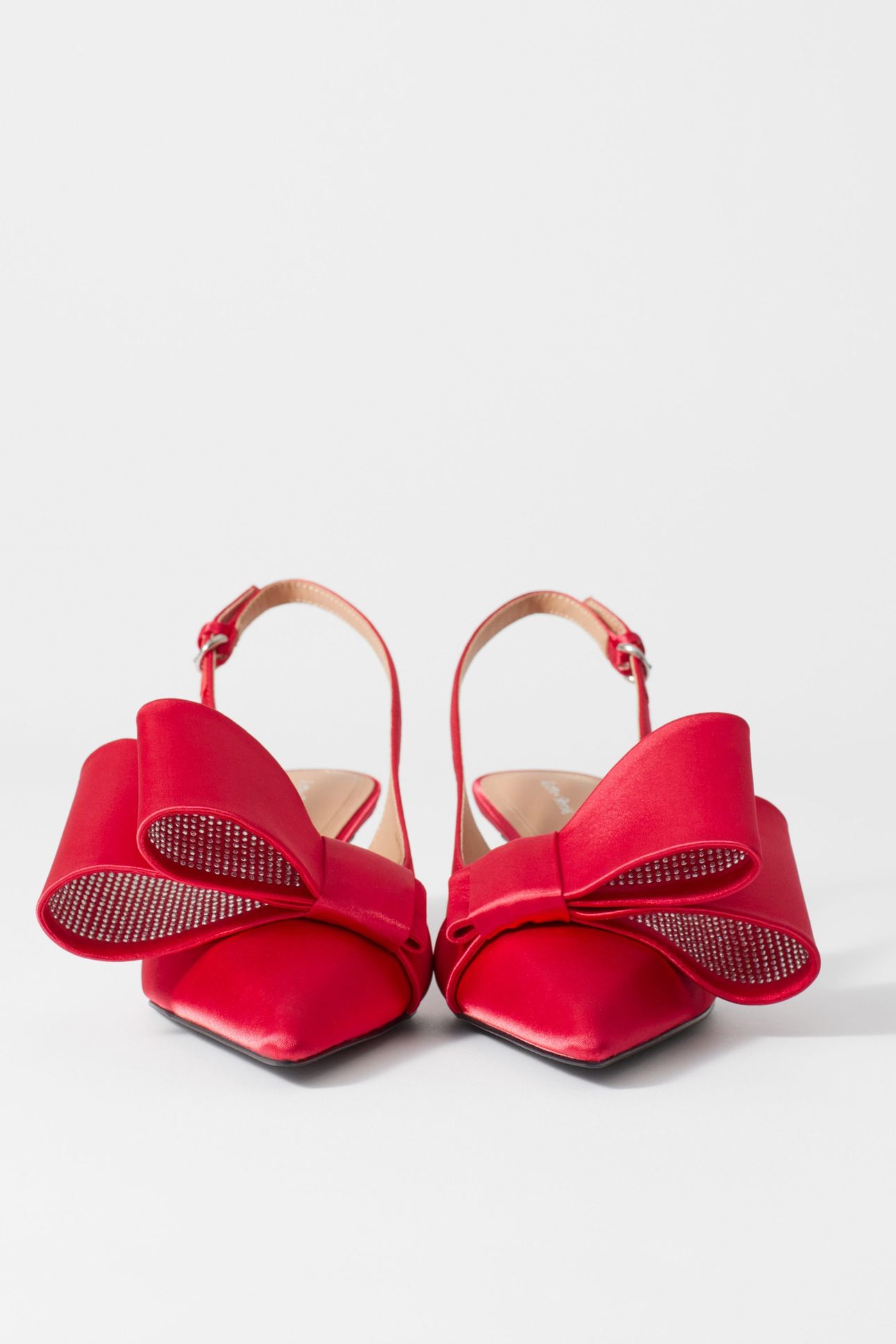 CRISTEL KITTEN HEEL RED 3