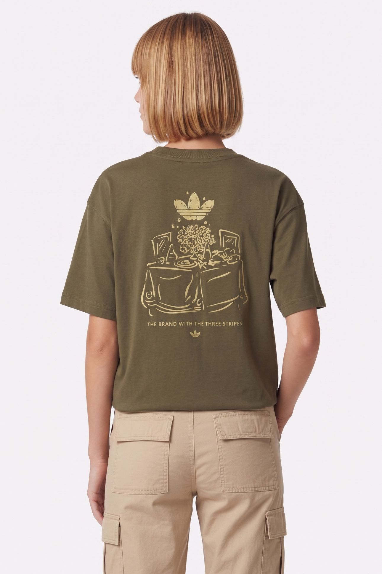 UNISEX ORIGINALS SUPPER CLUB GRAPHIC TEE OLIVE STRATA 3