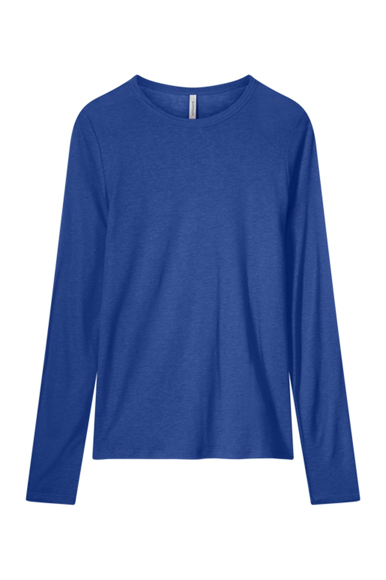 ROUND NECK TOP LYOCELL WOOL BASICS ROYAL BLUE 3