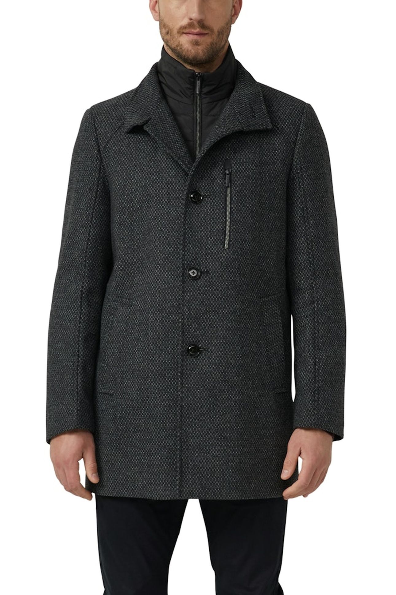 S.OLIVER JACKETS OUTDOOR GREY/BLACK 2