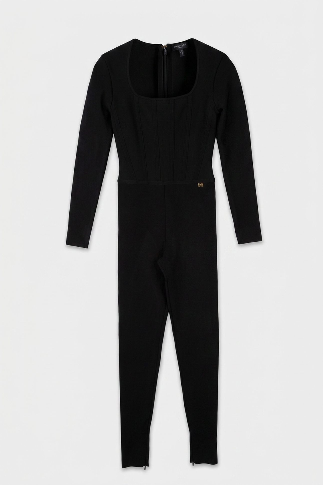 AISHA LS JUMPSUIT BA JET BLACK A996 3