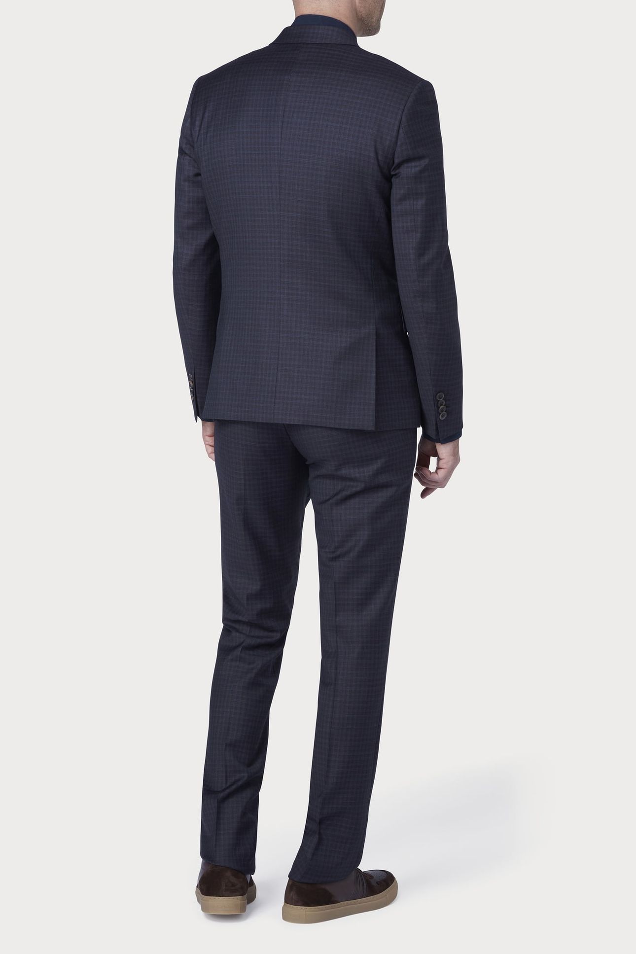 MENS TAILORED FIT 2BTN SUIT DARK VIOLET 7
