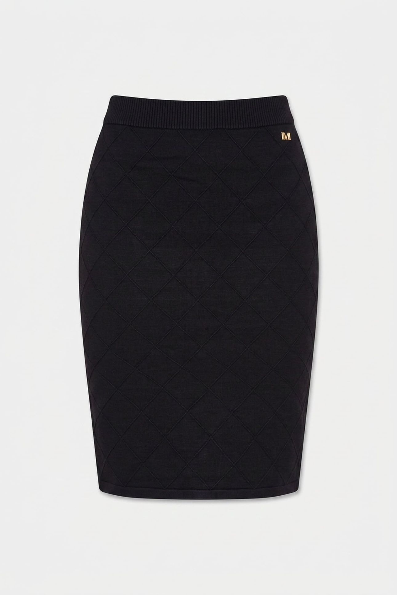 MILEY PENCIL SKIRT JET BLACK A996 3