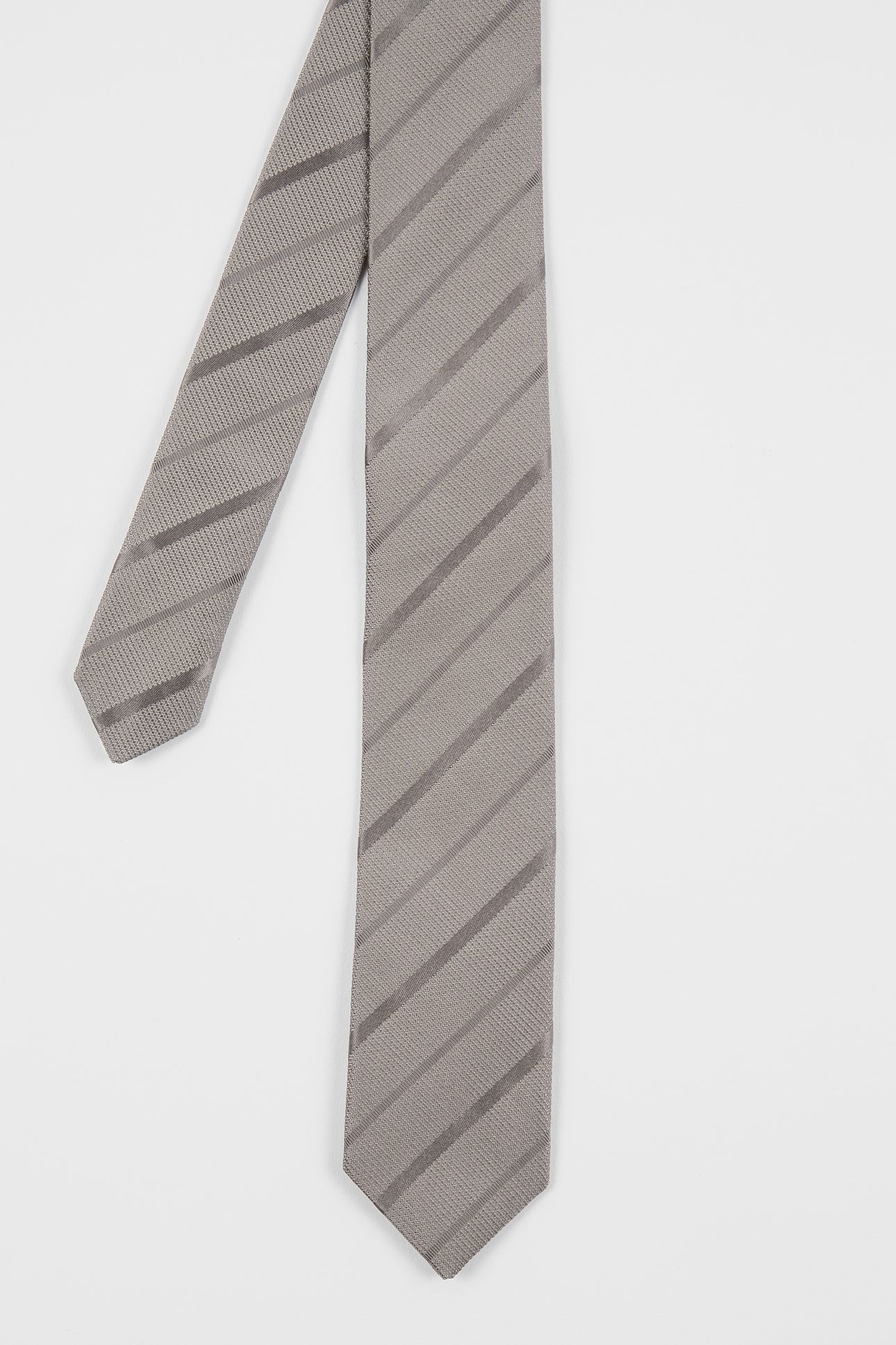 MEN TIE TEXTURE STRP GREY 3
