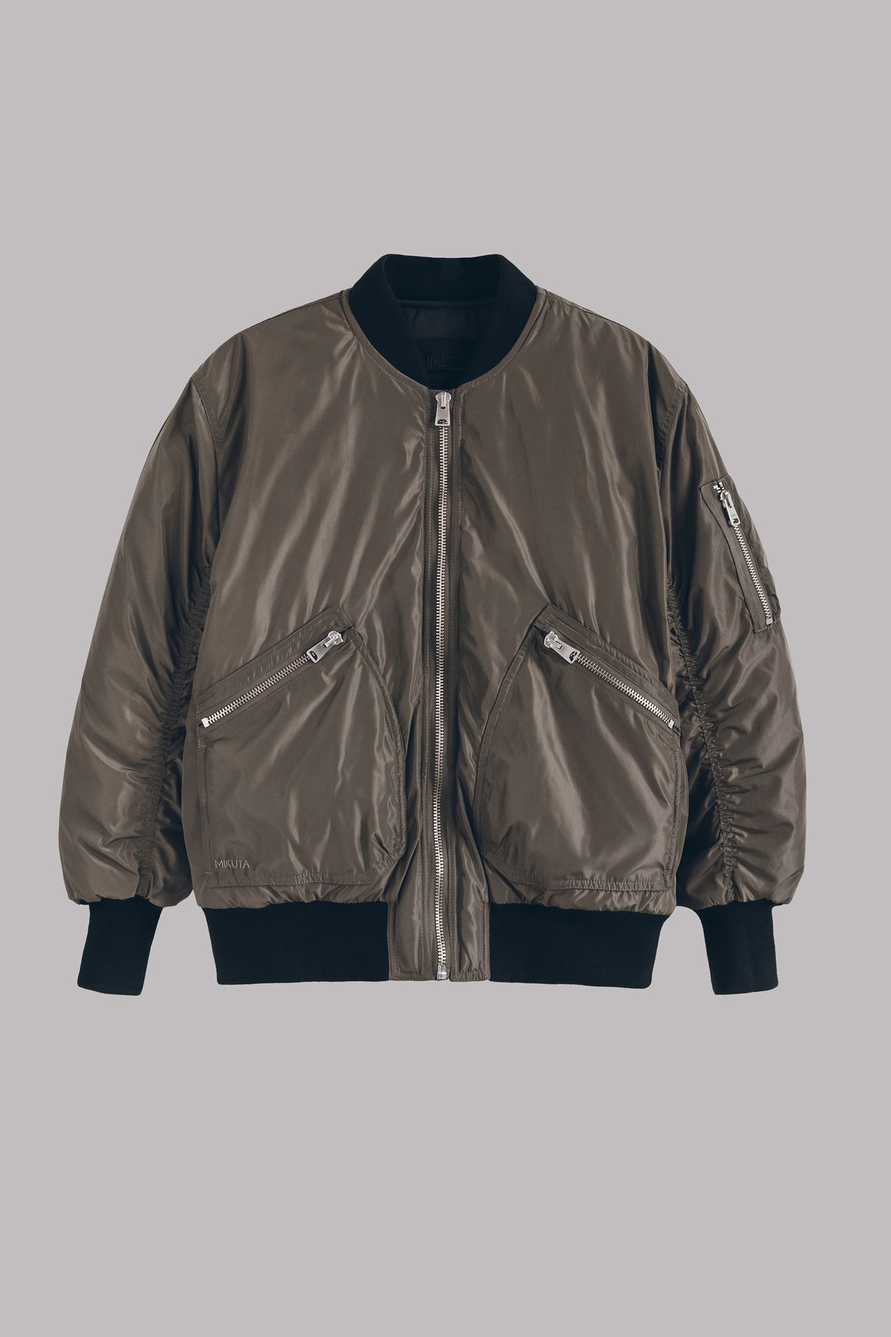 THE GREEN BOMBER JACKET GREEN 3