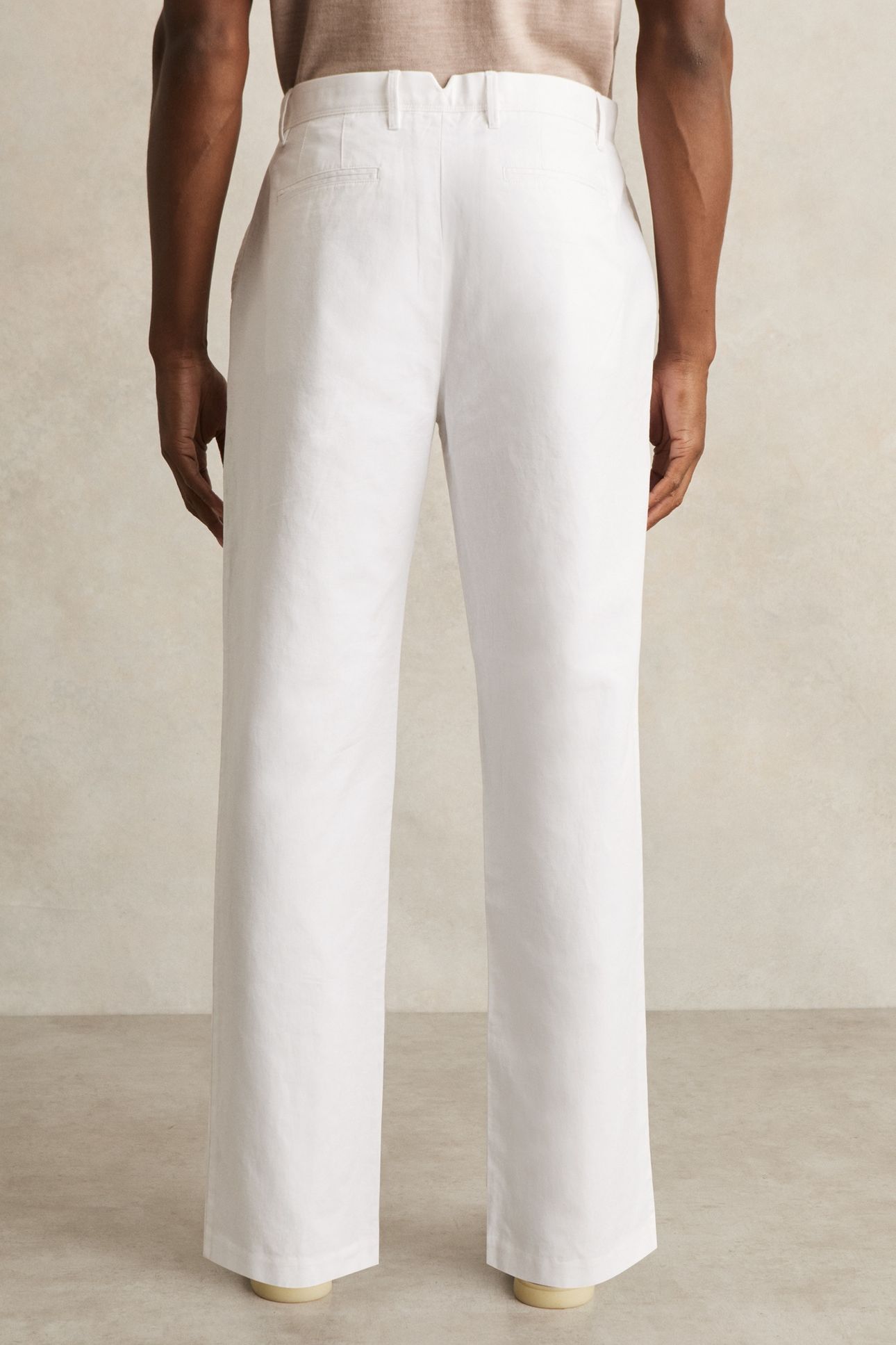 COTTON RELAXED FIT TROUSER WHITE 3
