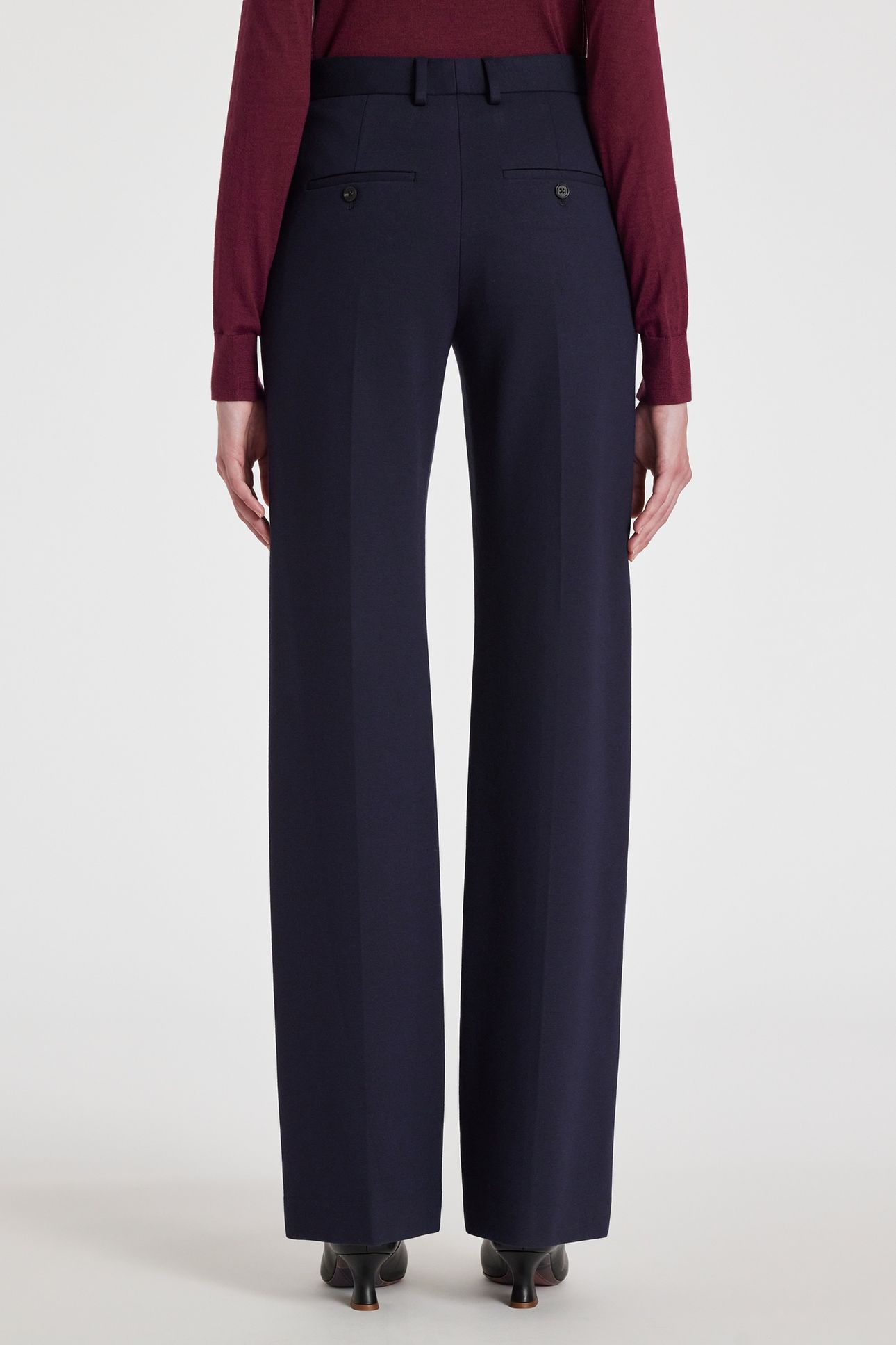 WOMENS TROUSERS VERY DARK NAVY 2