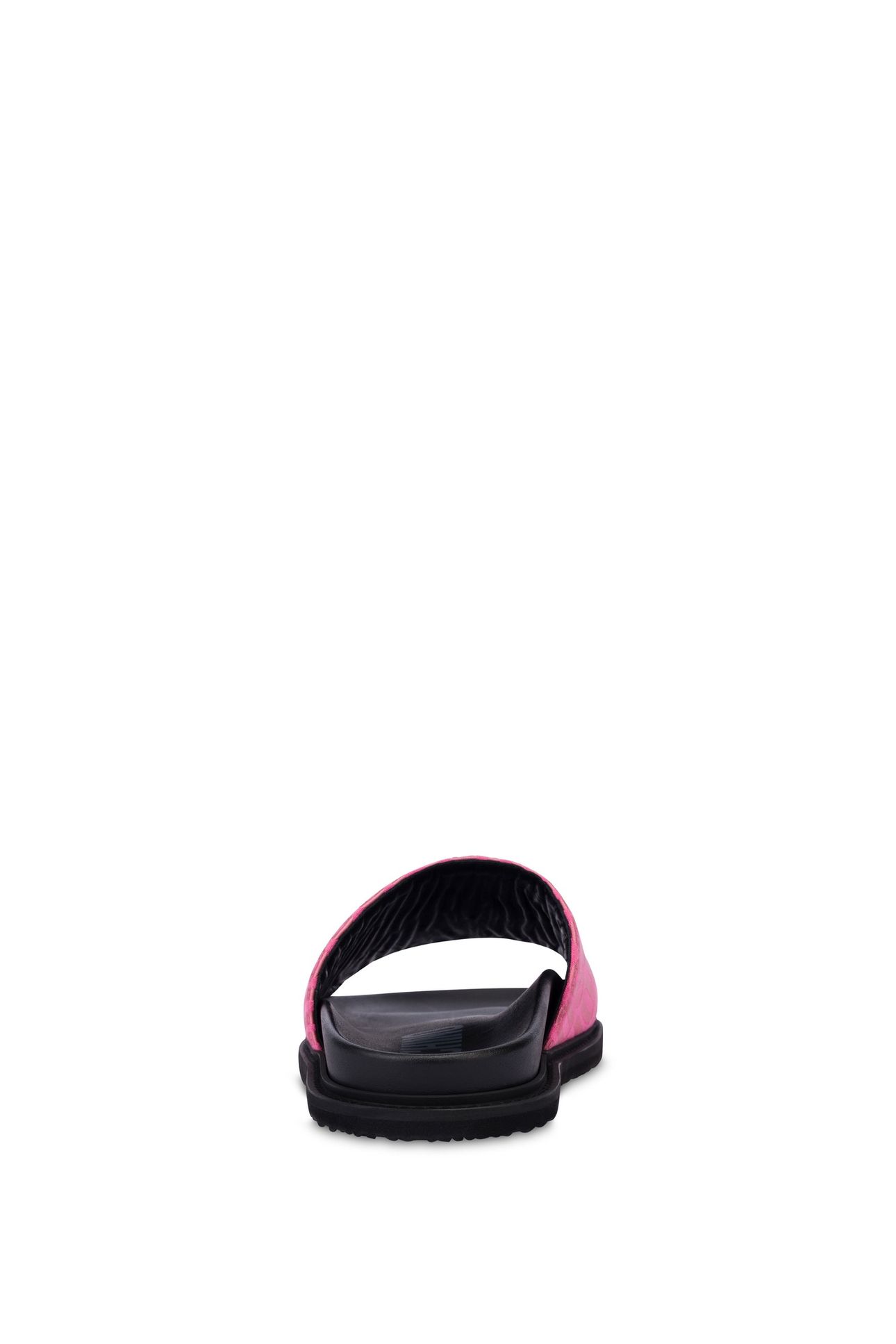 ALLOVER LOGO NYLON SLIDE SANDALS PINK 3