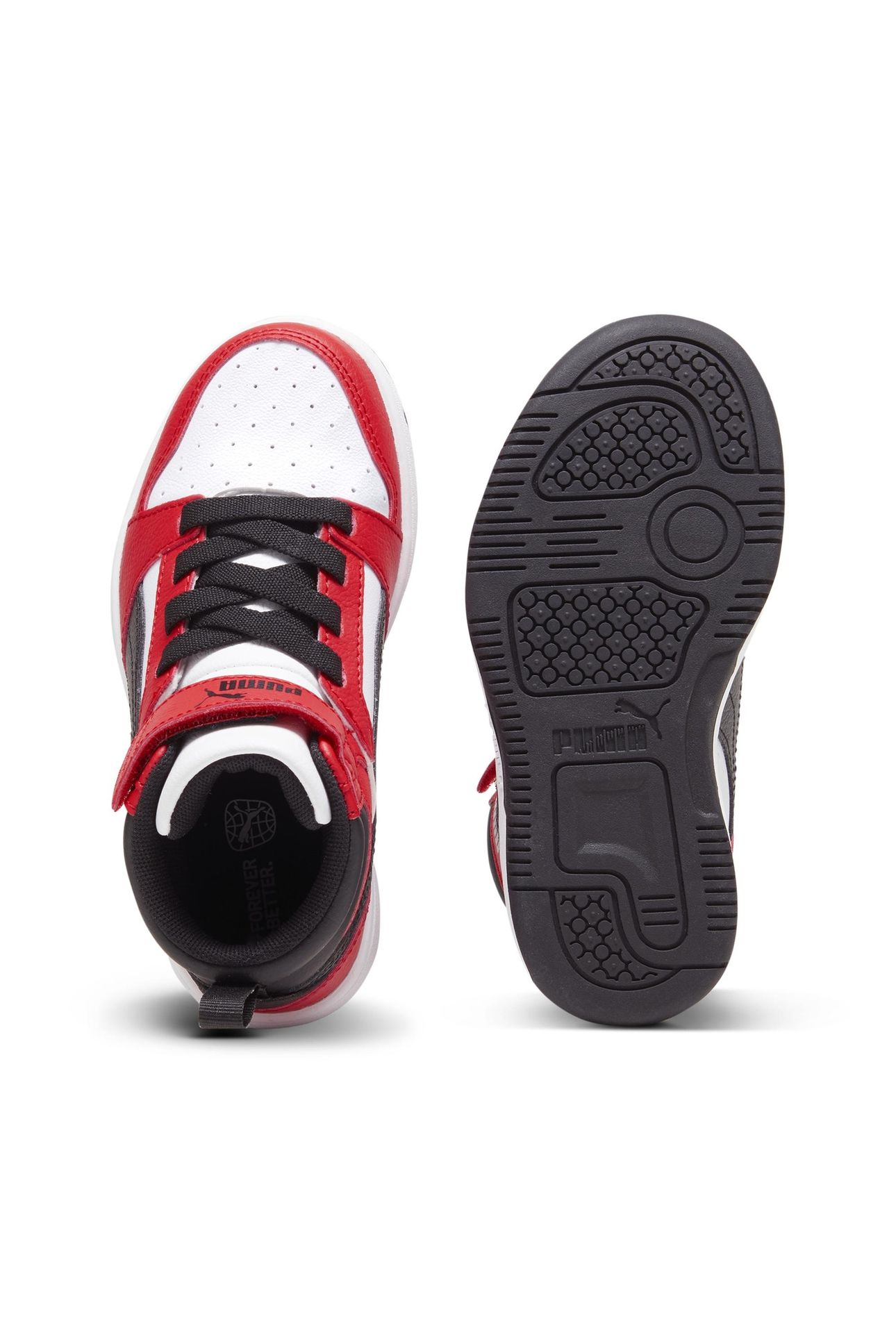UNISEX REBOUND V6 MID AC+ PS WHITE-BLACK-FOR ALL TIME RED 5