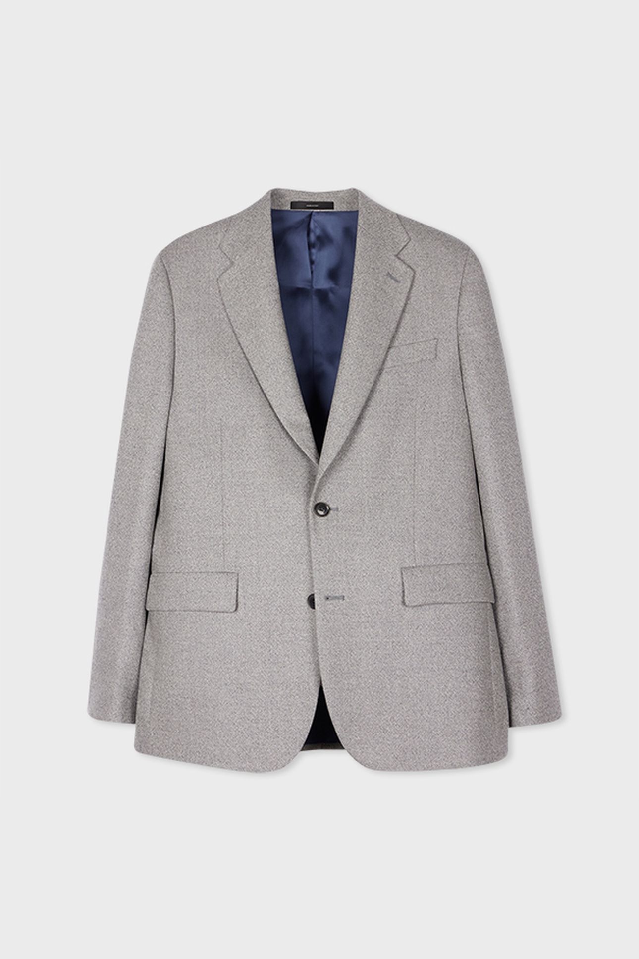 MENS TAILORED FIT 2 BUTTON JACKET GREY MELANGE 4