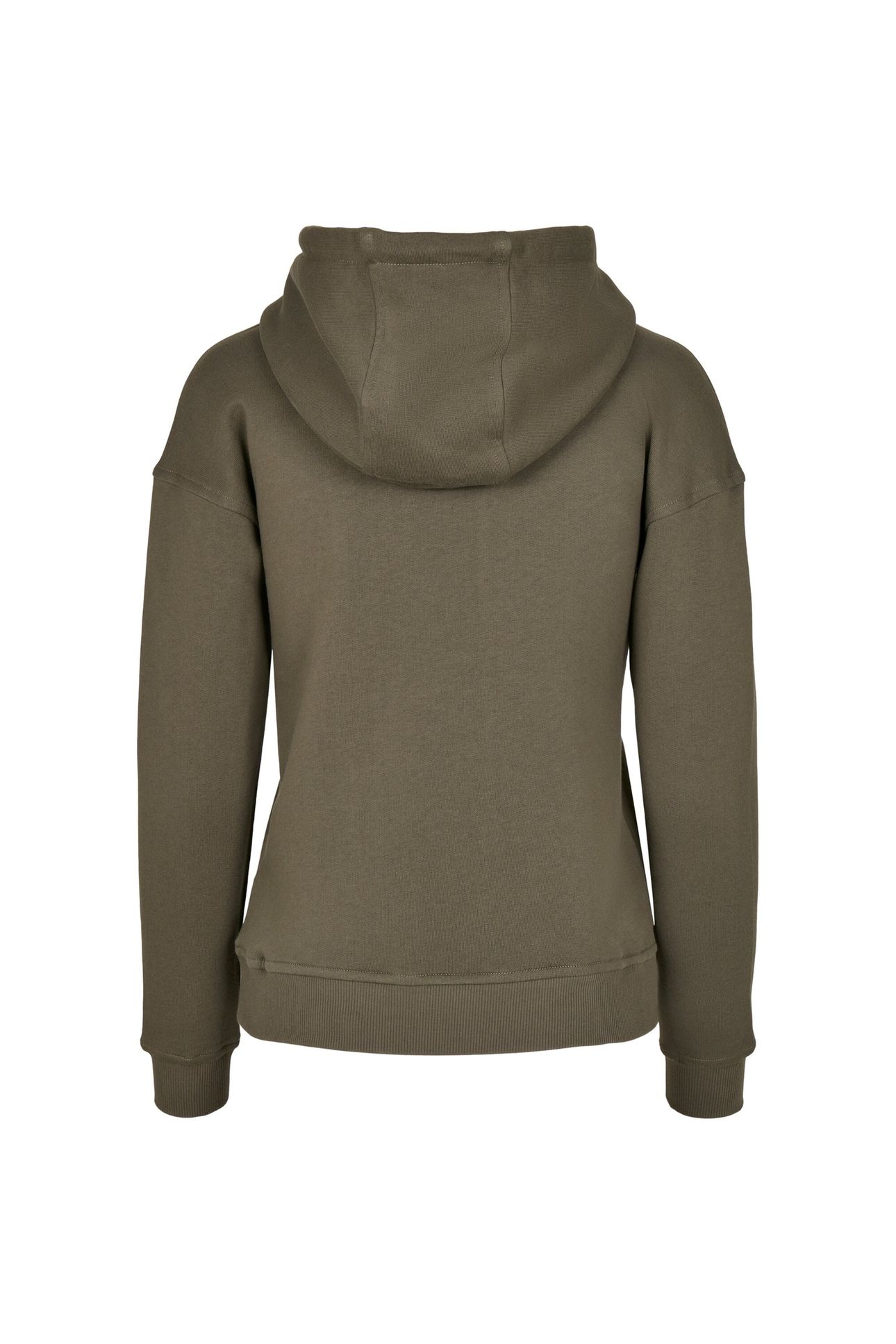 LADIES ESSENTIALS HOODY OLIVE 5