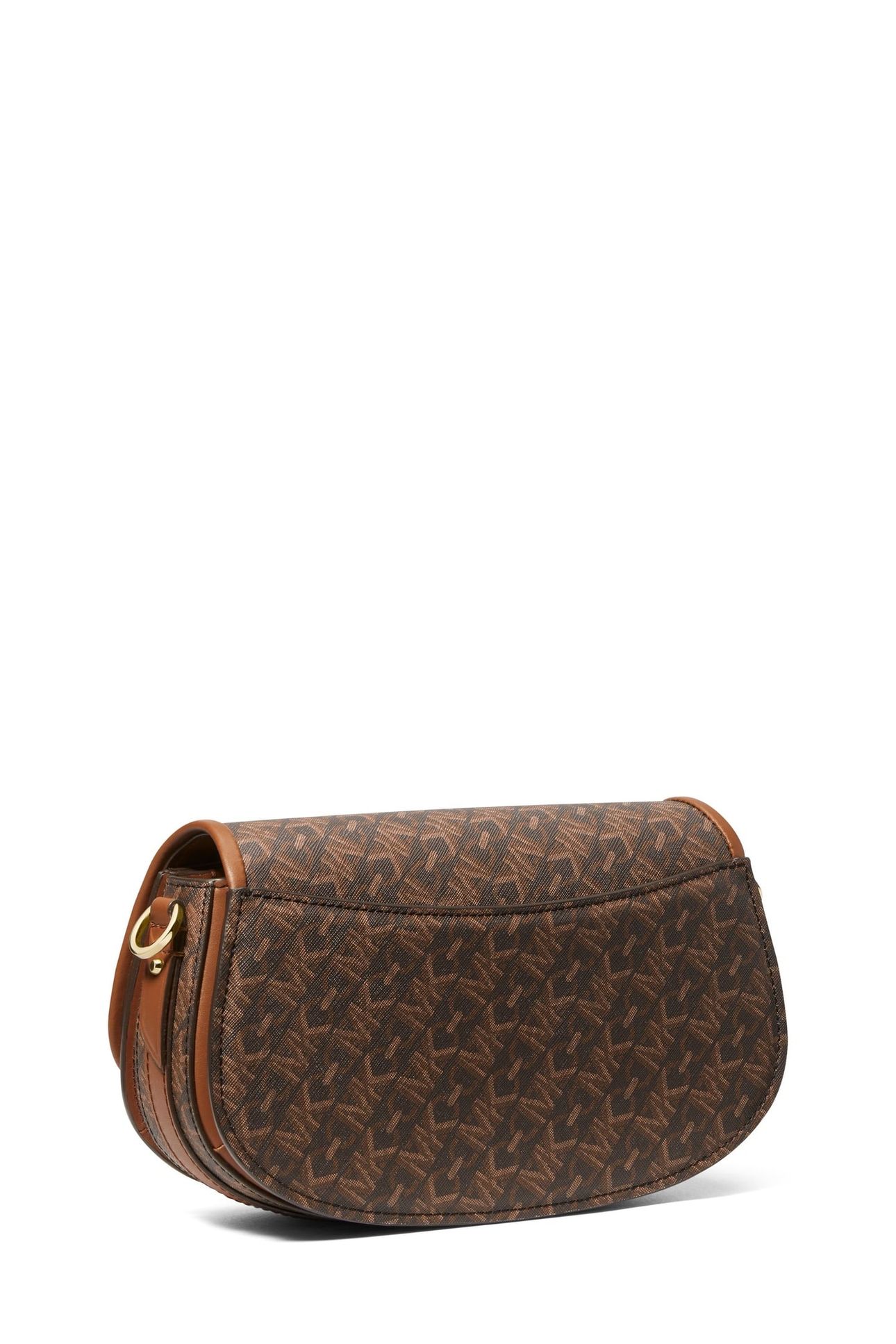 MEDIUM EMBELLISHED SLING MESSENGER BROWN 2